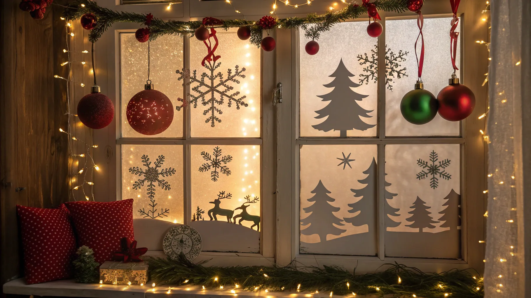 Creative Ideas for Christmas Window Decorations 2025