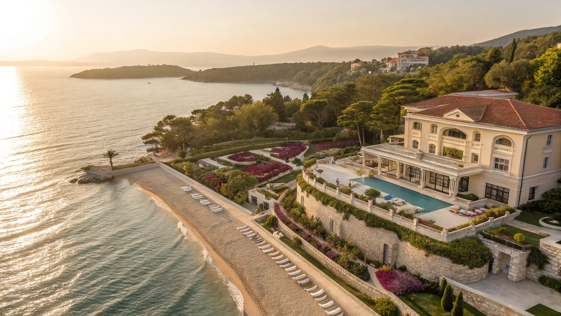 Croatia all inclusive hotels with luxurious infinity pool and breathtaking sea views.