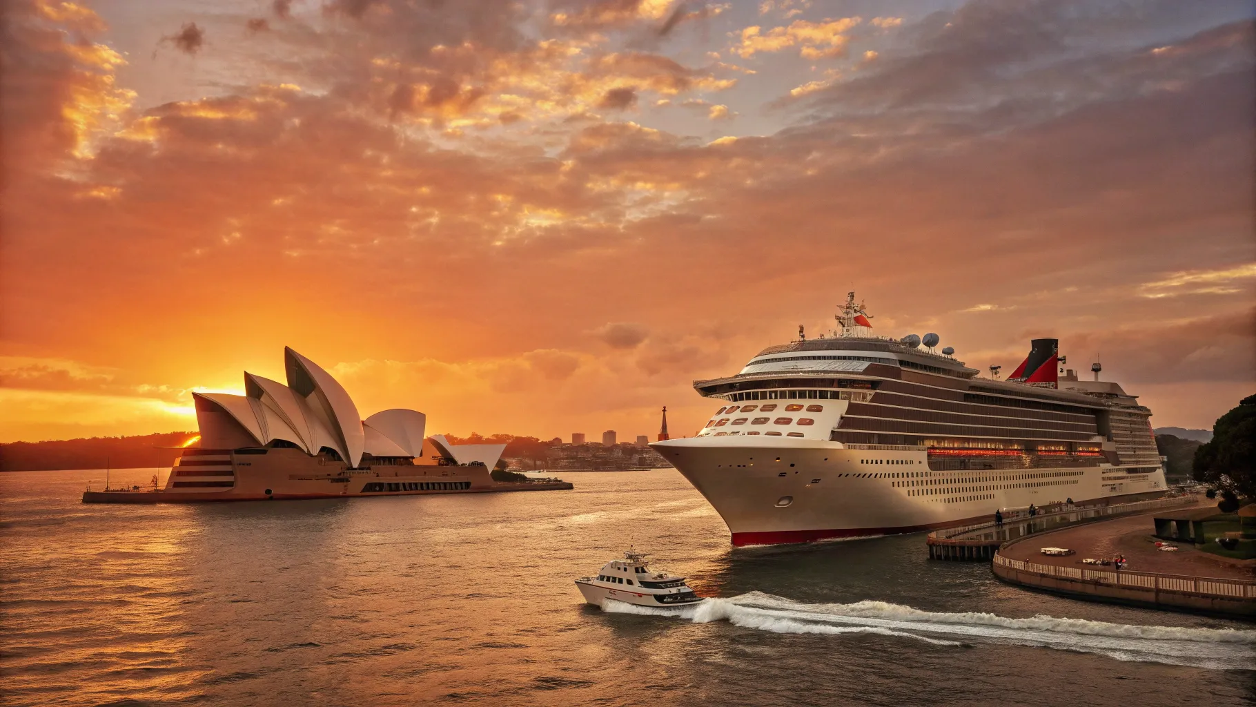Cruises from Sydney to Italy 2025/2026 feature breathtaking sunsets and stunning ships.