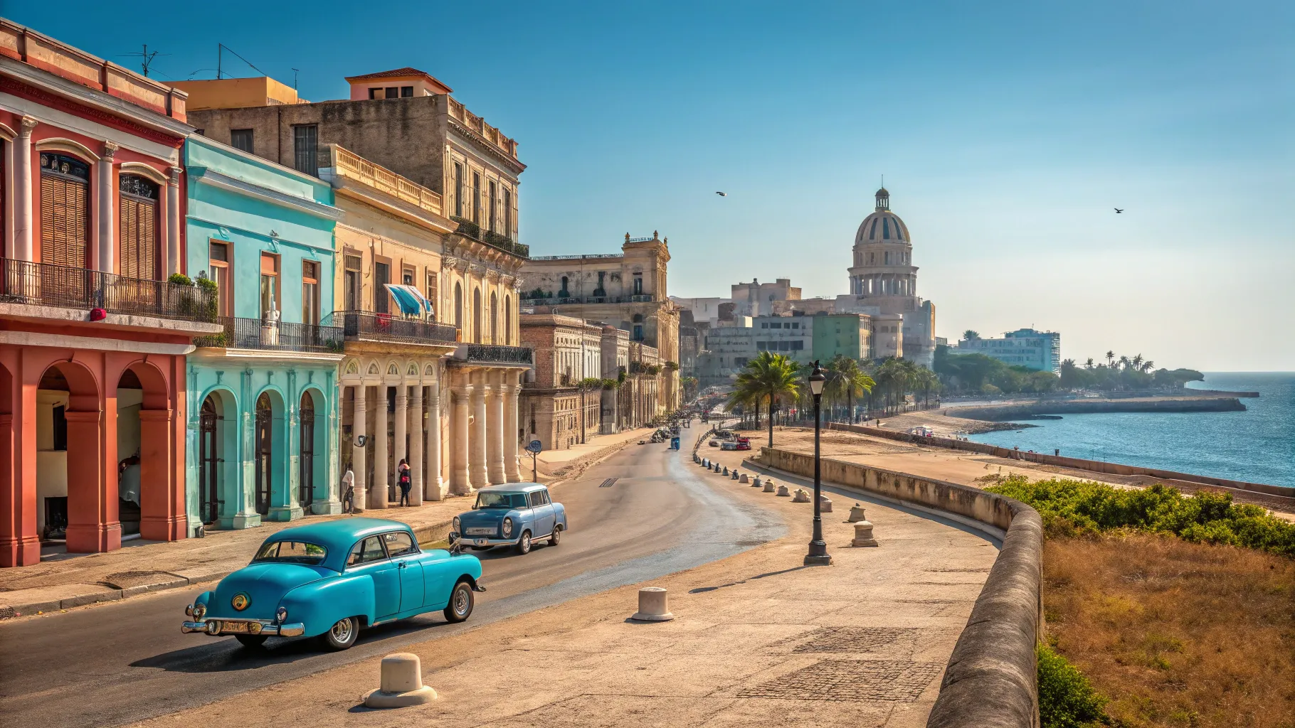 Cuba Cruises 2026/2027: Explore Havana, Caribbean Beaches & Cultural Heritage - A vibrant Havana scene.