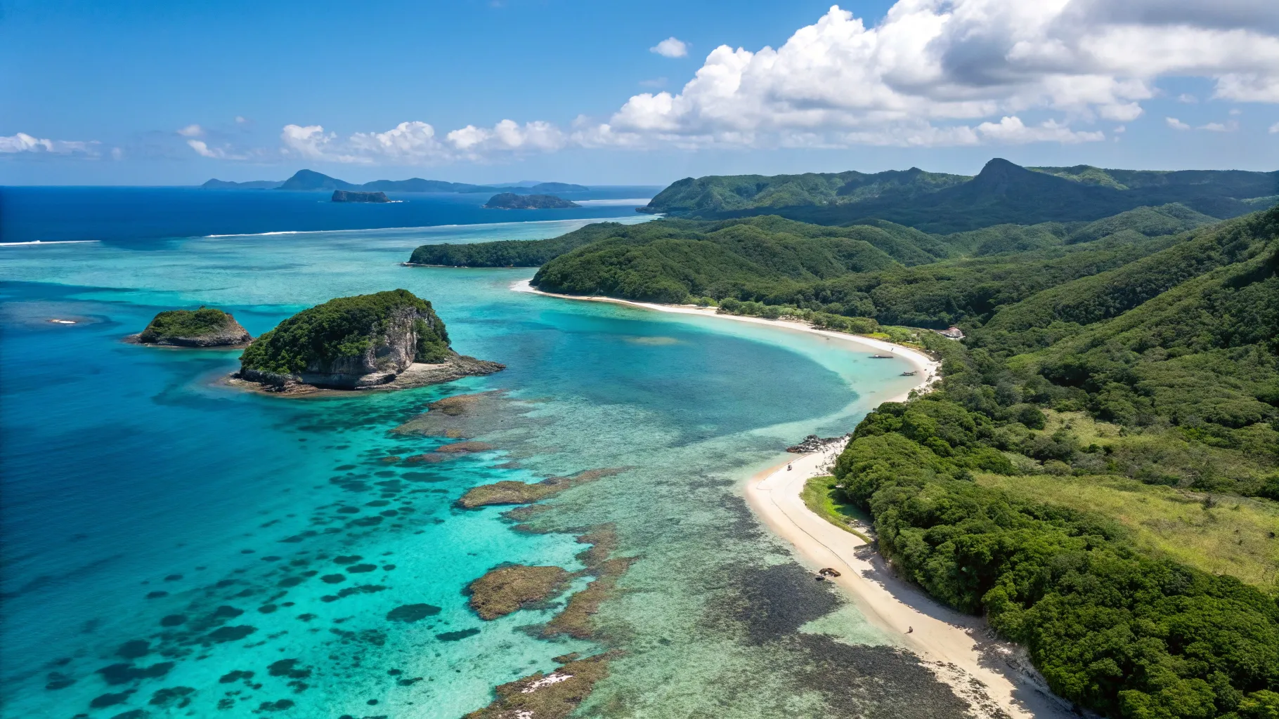 Ishigaki & Iriomote Islands display vibrant nature and serene ocean views.