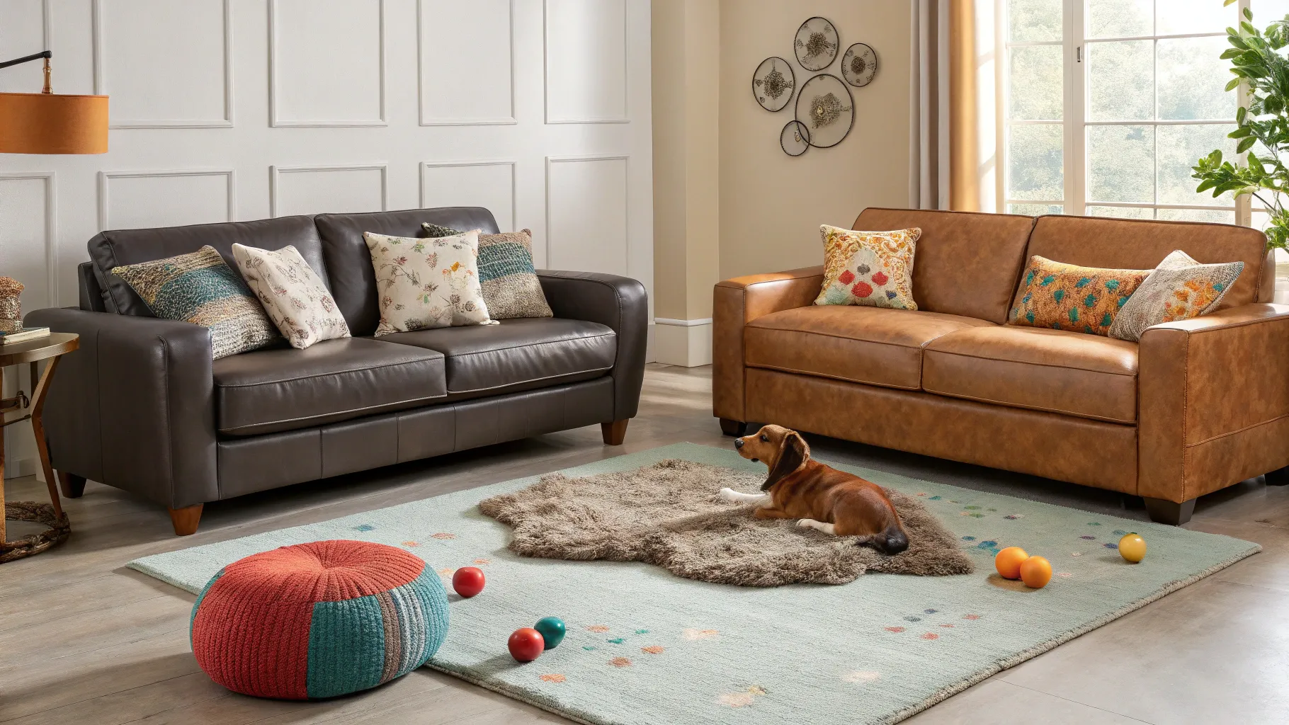 Leather Sofa vs Pet Friendly Fabric Sofa Comparison Guide