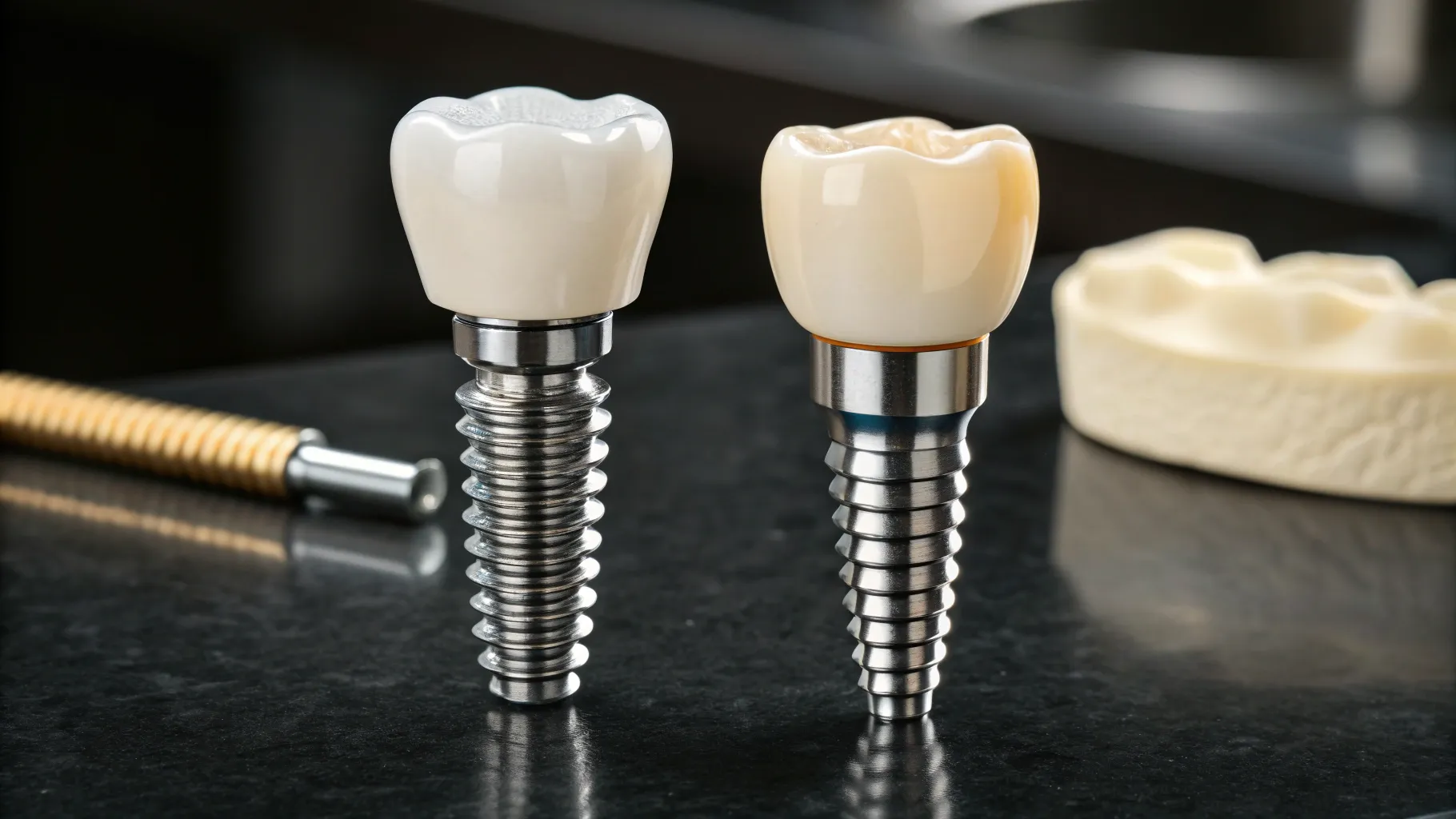 Are screwless implants better than regular ones? A comparative view of dental implants.