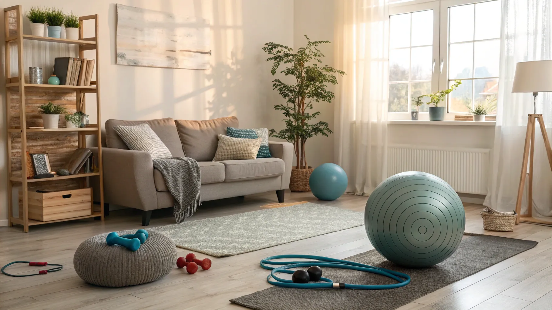 Recover Stronger After Stroke with Home-Based Programs in a warm and inviting living room.
