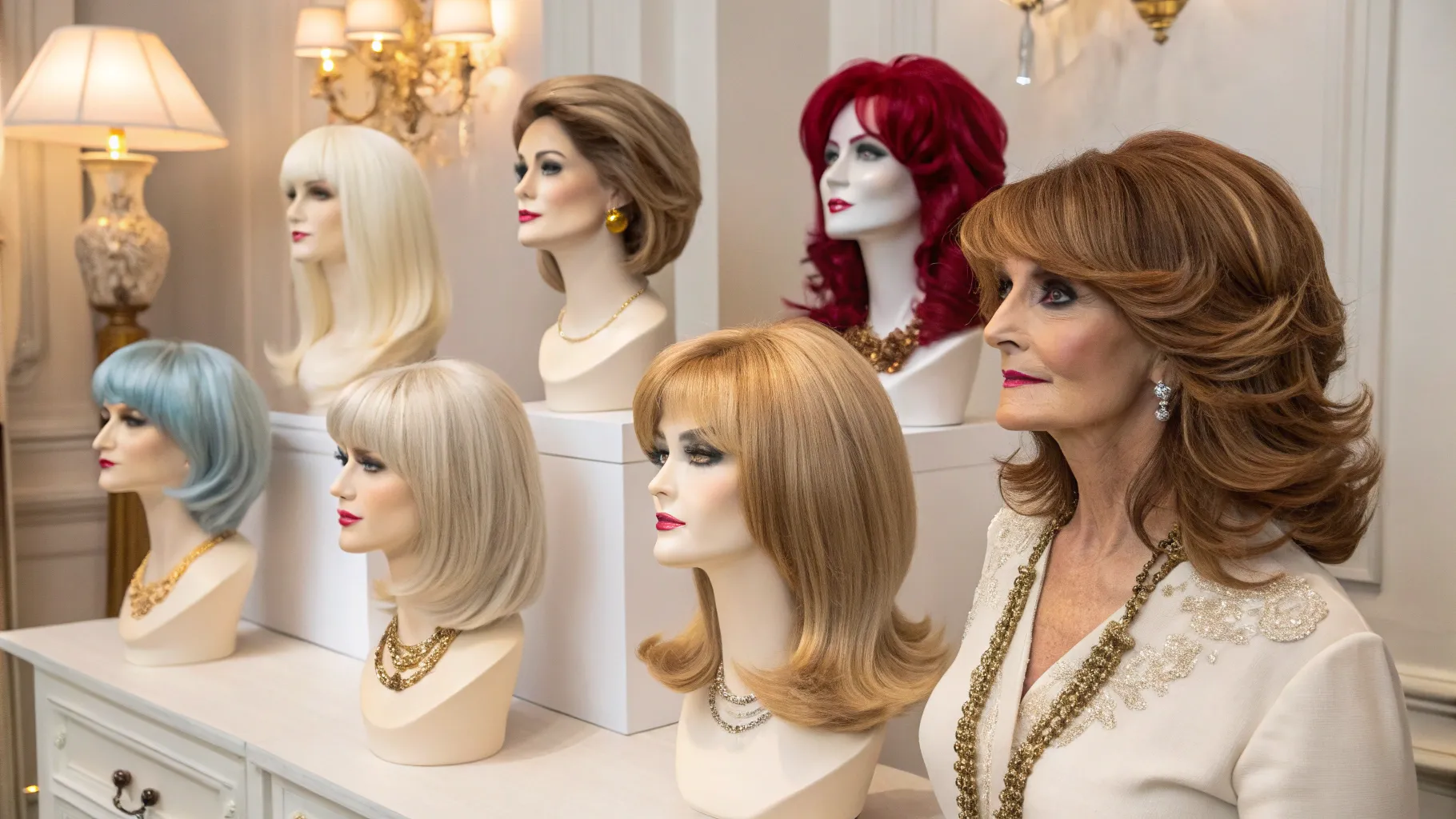 Wig Buying Guide for Women Over 50 Types Colors Care Tips