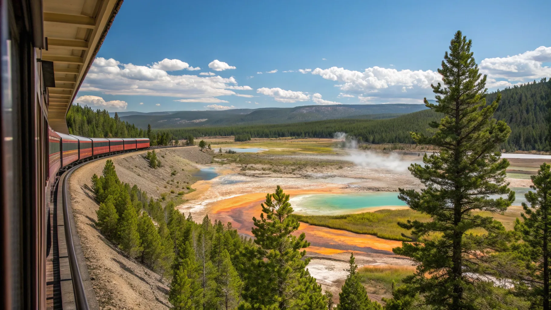 Explore Incredible Yellowstone National Park Train Tours