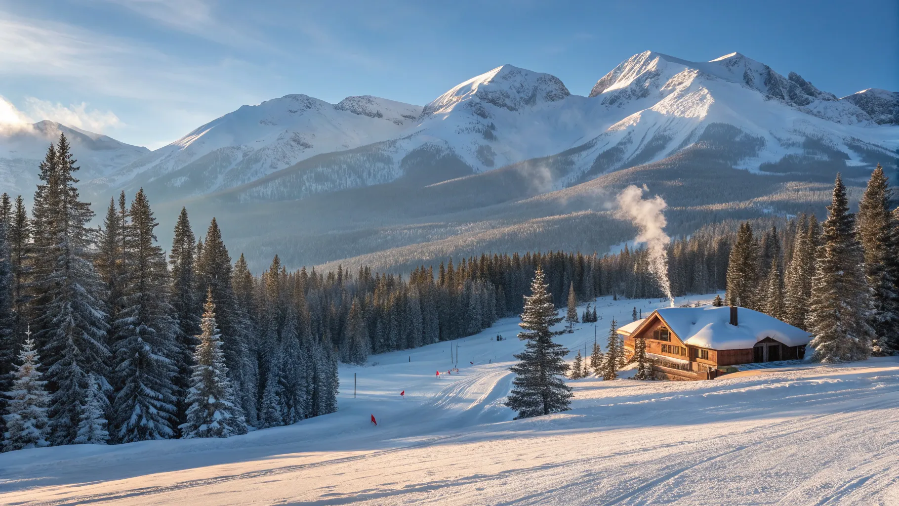 10 amazing all-inclusive ski packages 2025 2026 highlight a beautiful snow-covered resort.