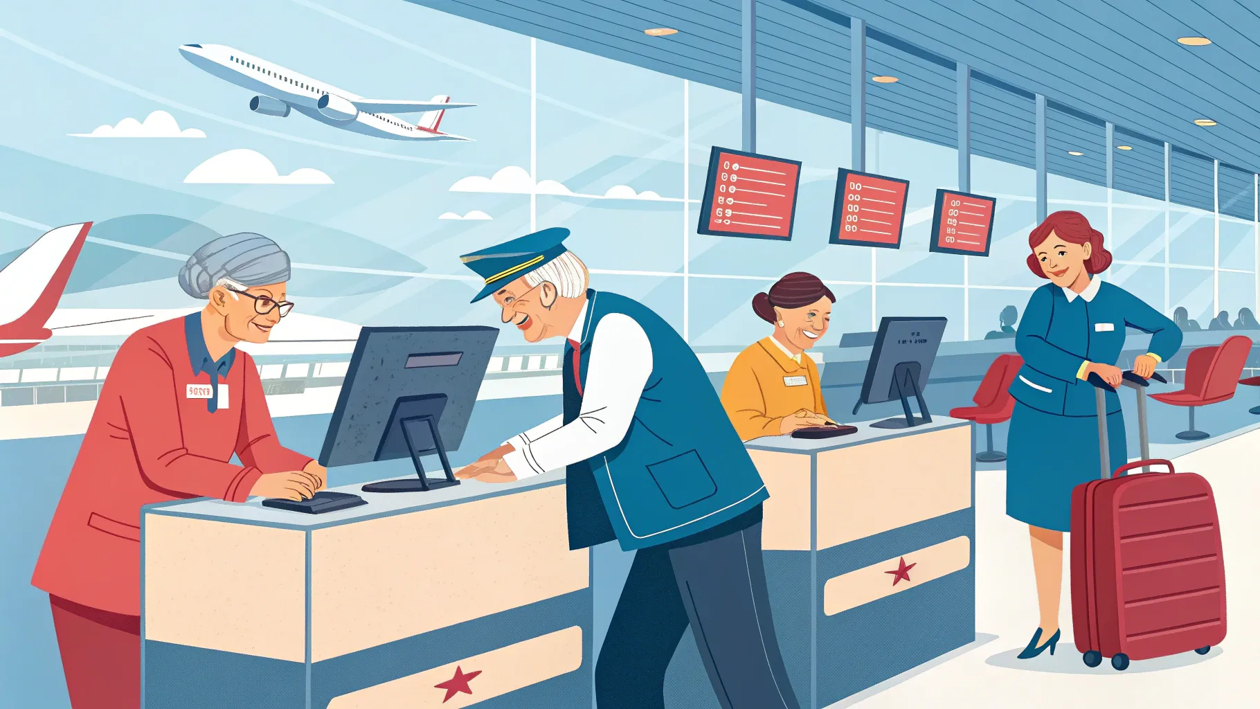 Airport Jobs for Seniors Discover Flexible Opportunities