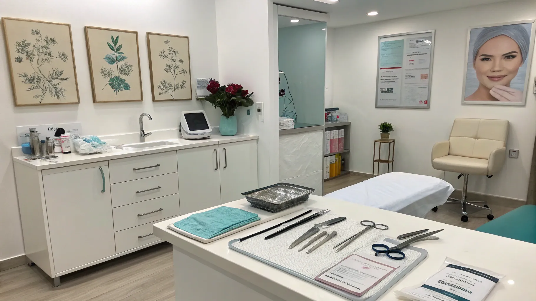 How Expensive Is Areola Reduction? – Costs, Clinics and What to Expect: clinic consultation area.