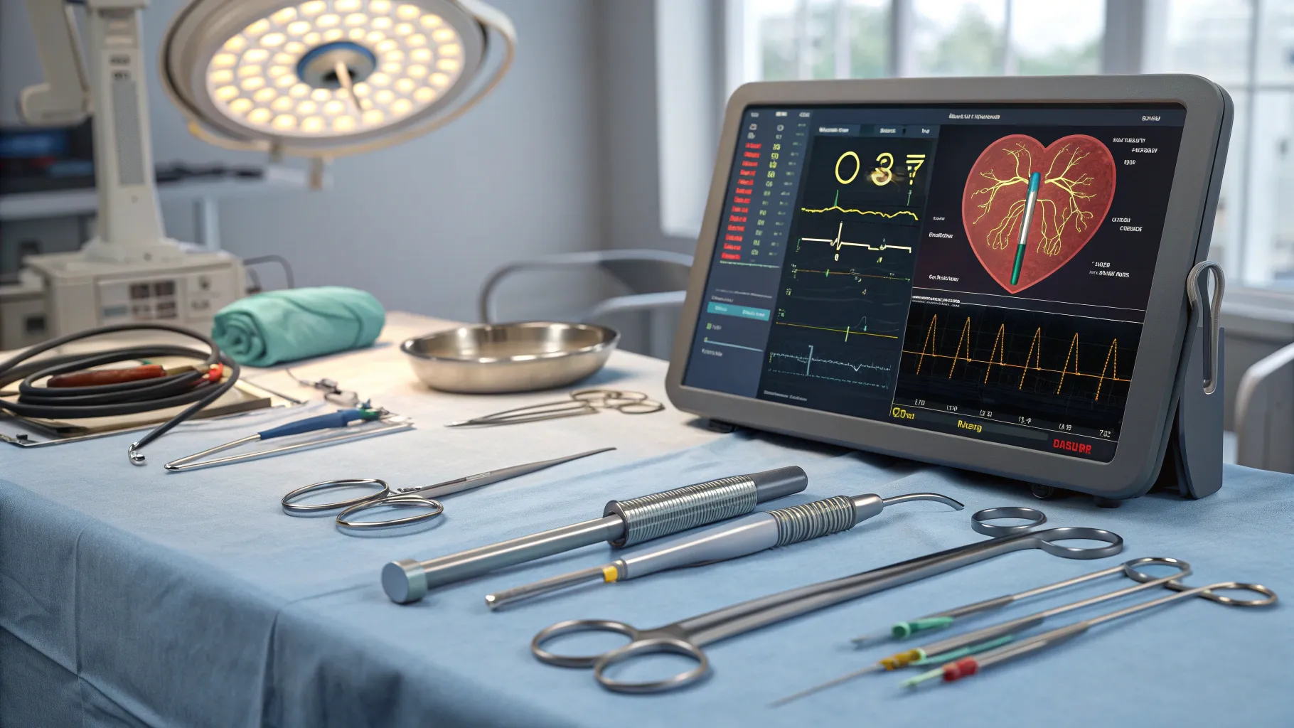 Risks and complications of bypass vs stent visualized in a surgical setting.