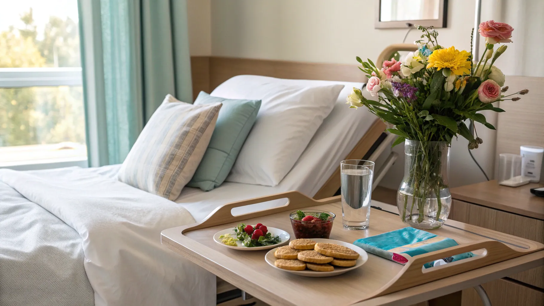 Smooth Recovery After Areola Surgery with a calming room full of recovery essentials.
