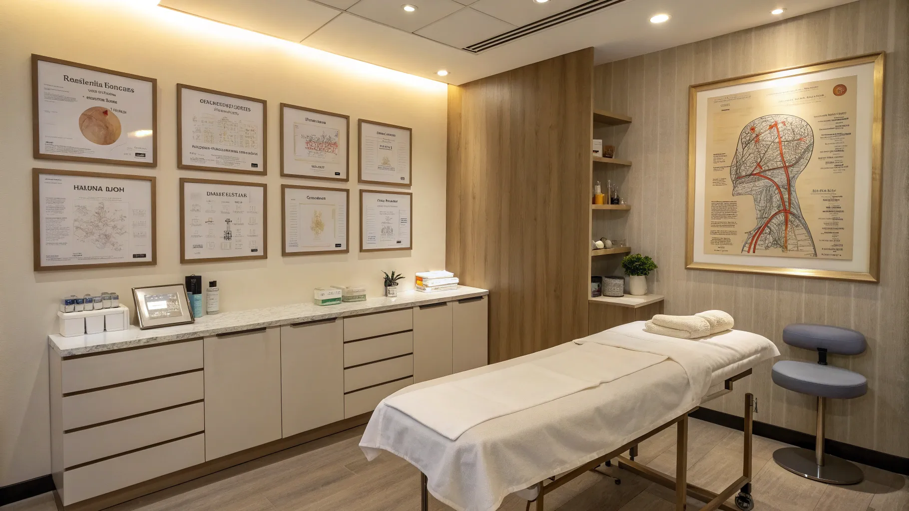 facelift surgery risks and complications for seniors in a calm medical consultation room.