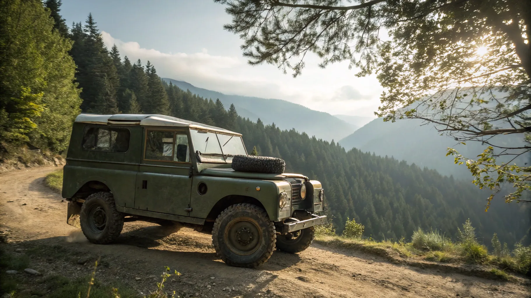 How To Find and Buy Ex Army Land Rovers in stunning natural surroundings.