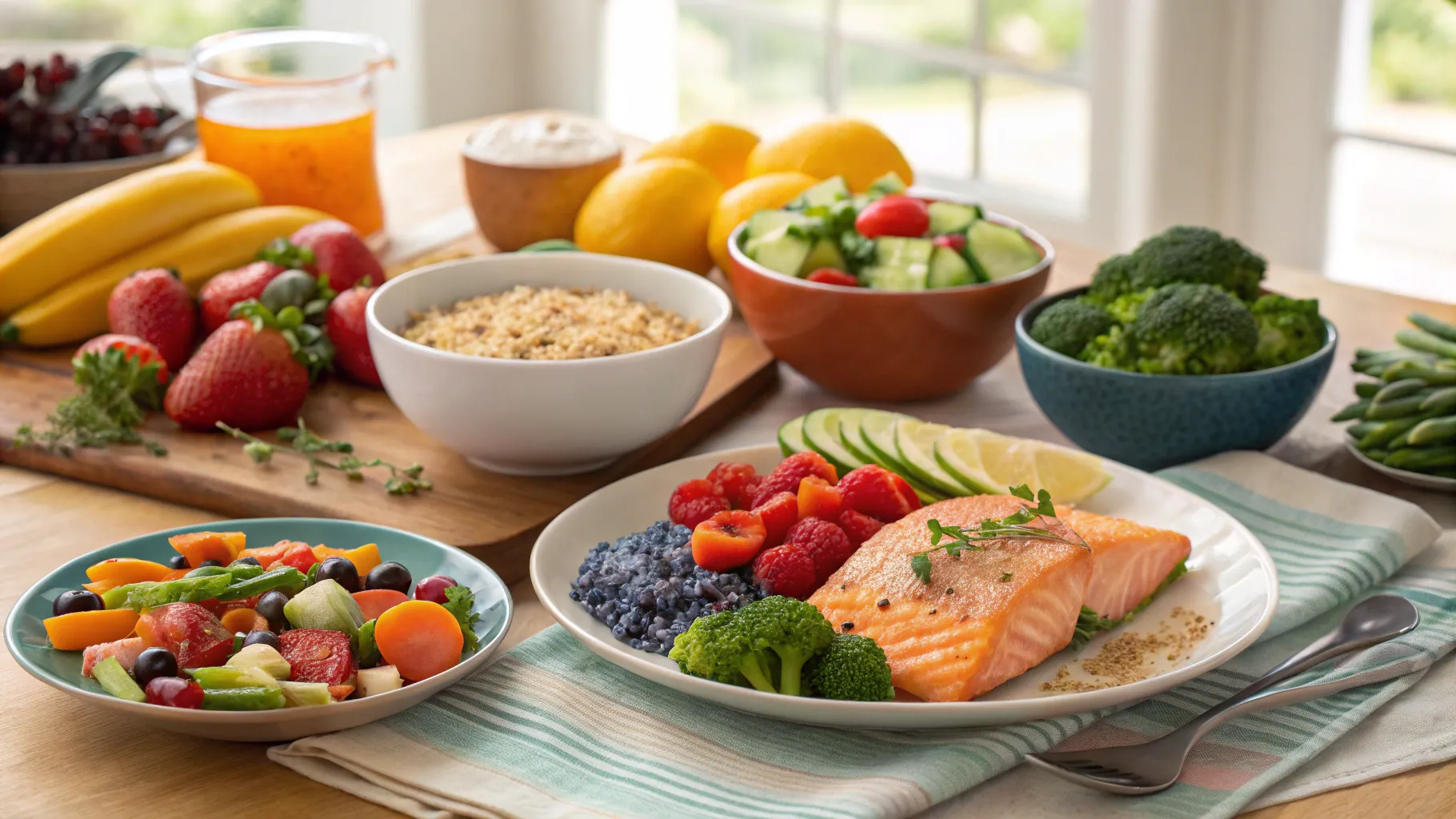 How to lower protein in urine through a nutritious dinner with healthy foods.