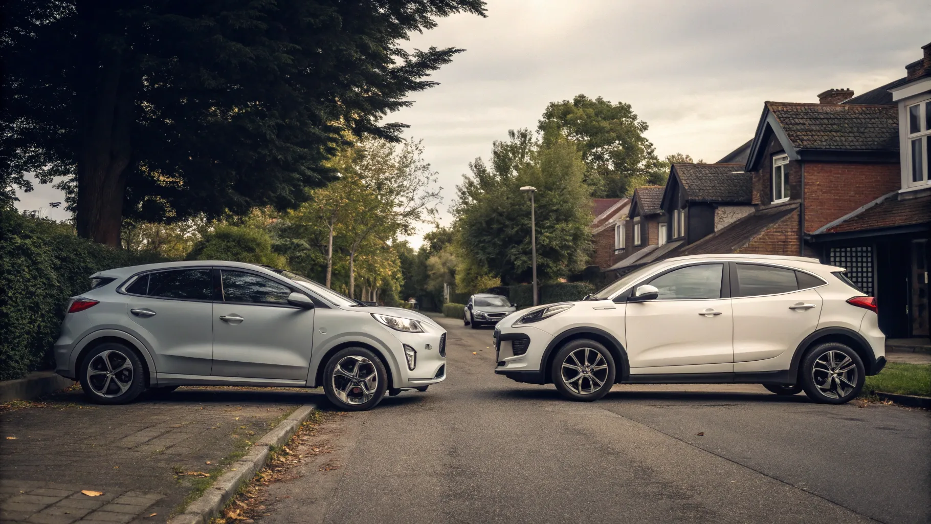 Side-by-side comparison of a new Ford Puma and an older Ford Puma parked, highlighting design differences and the true cost of owning a Ford Puma