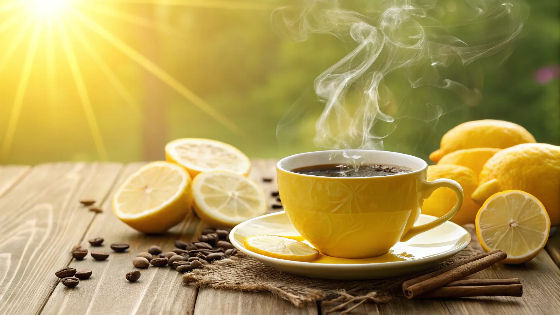 Lemon and Black Coffee Morning Mix for Metabolism Boosting