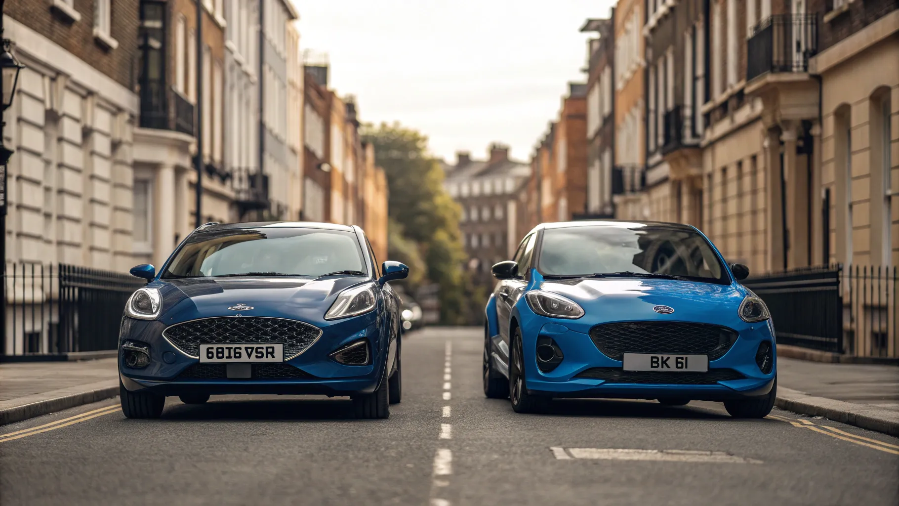 Ford Puma models side-by-side, showcasing the new vs old Ford Puma price comparison