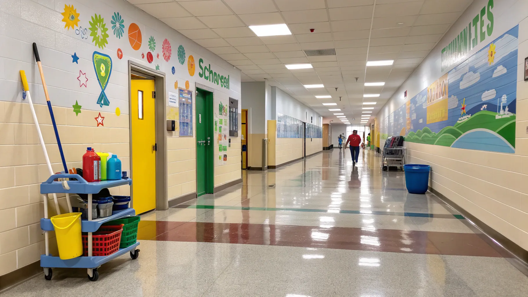 School cleaning jobs ensure a pristine environment in educational spaces, promoting hygiene.