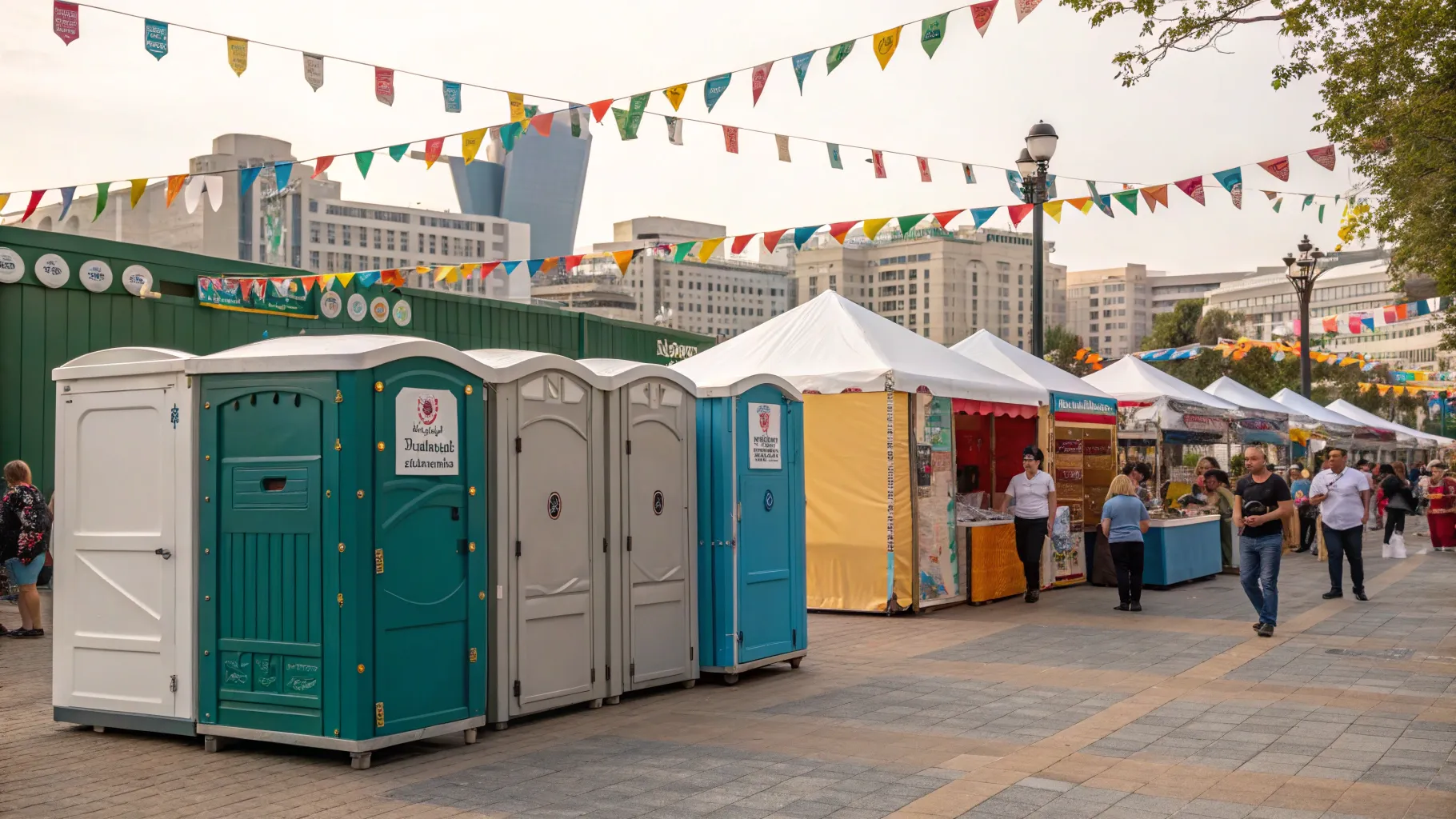Portable Toilet Rentals for Events and Construction Sites