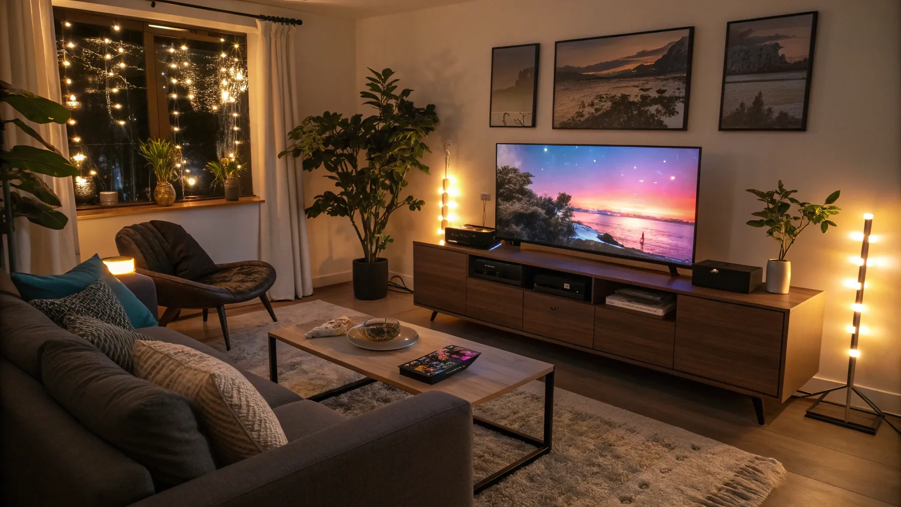 Read More About Smart TVs vs. Streaming Devices in a cozy living room setting.