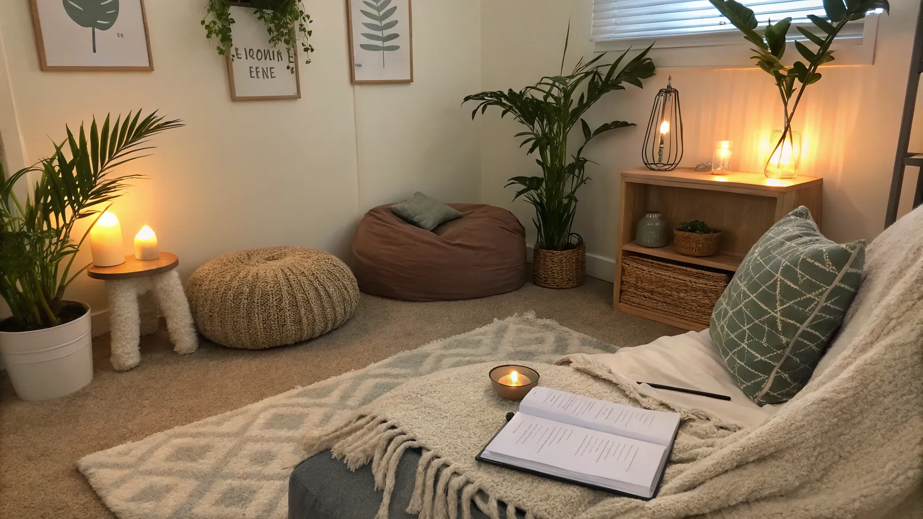 Managing PTSD triggers in daily life through a peaceful and calming environment.