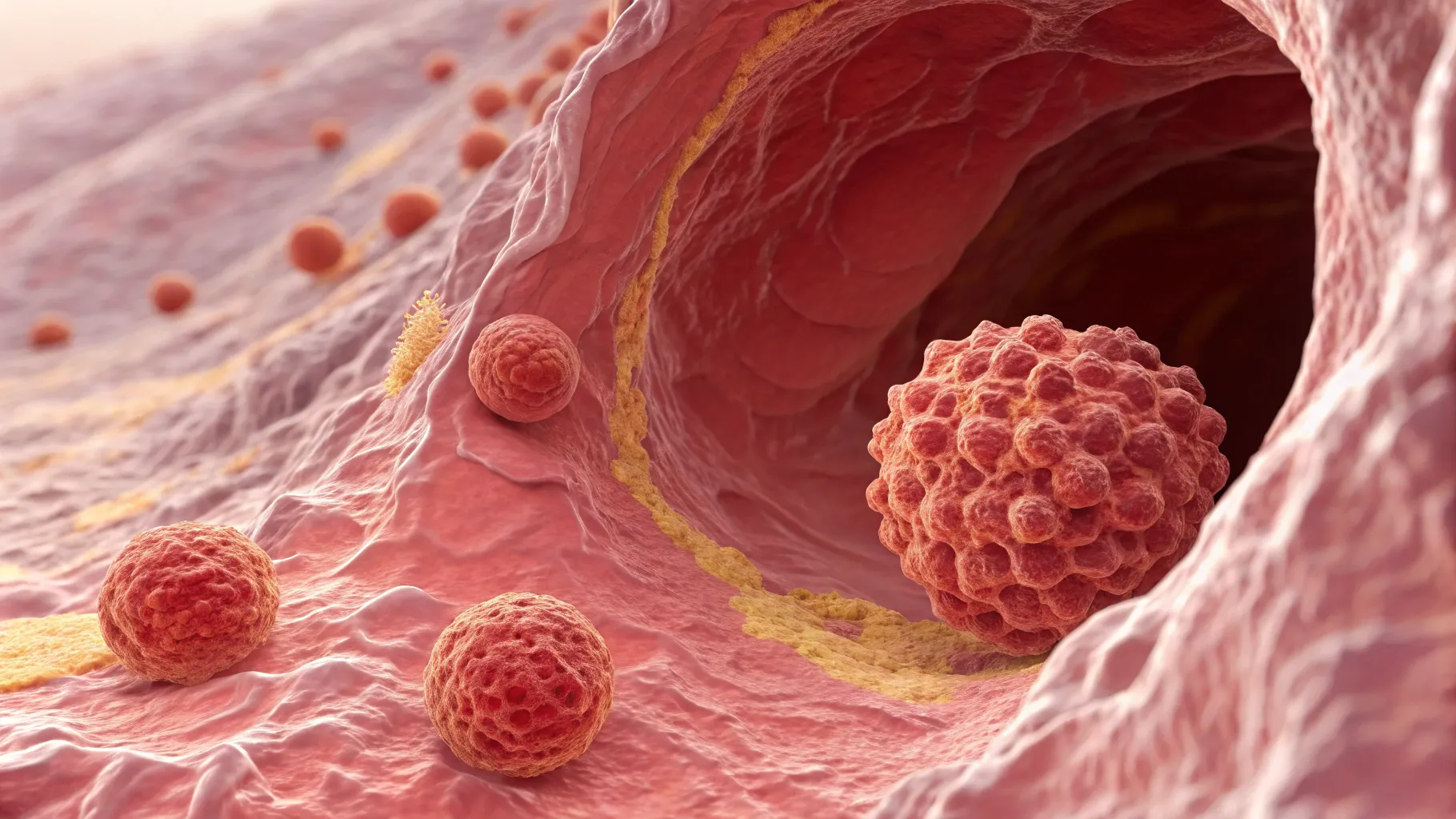 What causes the growth of polyps in the nose includes inflammation and infections.