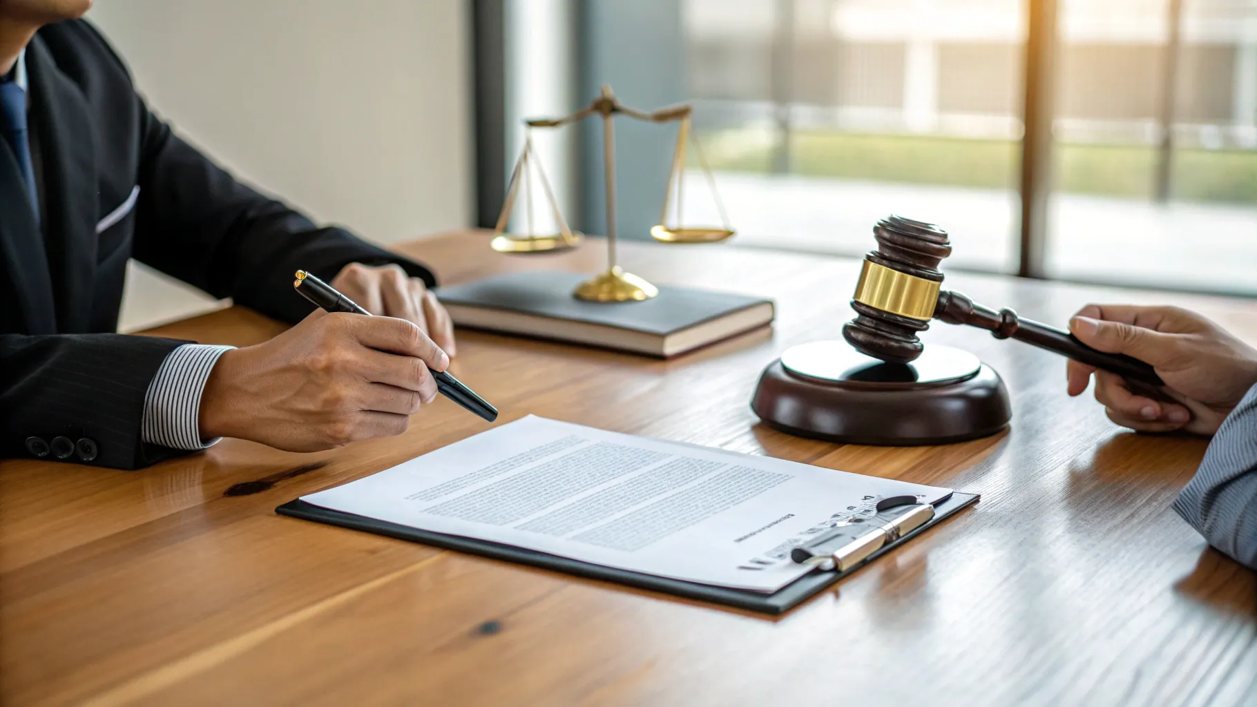Legal document symbolizing a contested divorce and the process of determining spousal support obligations