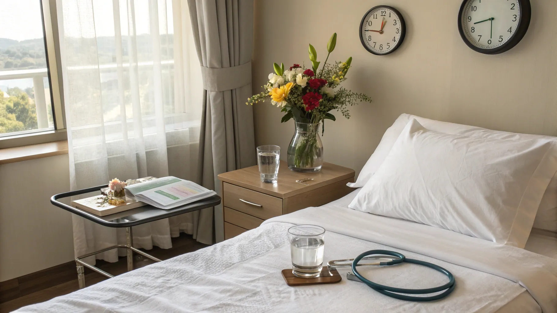 Areola Reduction Healing: A Step-by-Step Guide in a serene medical recovery room.