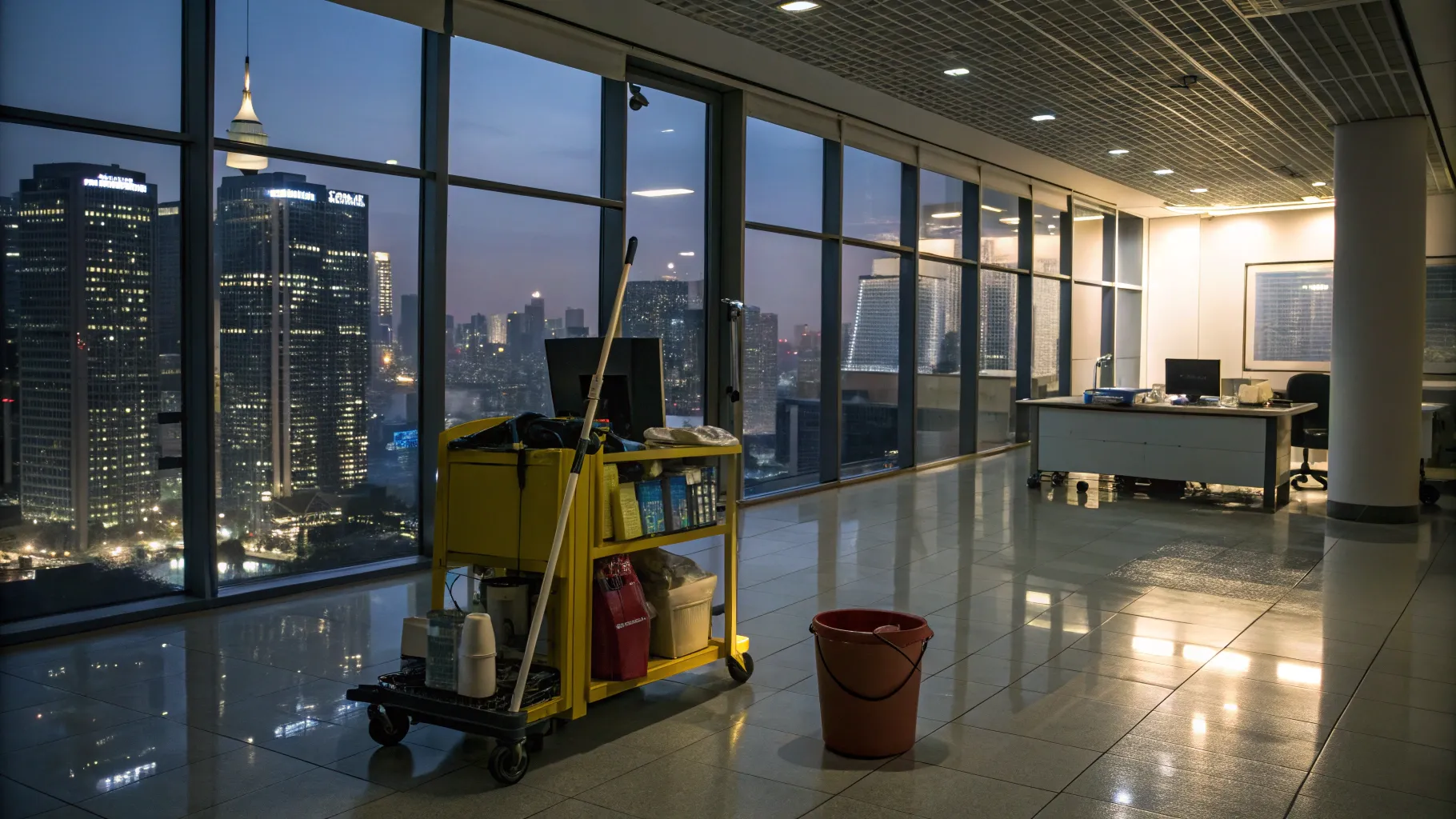 Guía de empleos de limpieza nocturna en oficinas