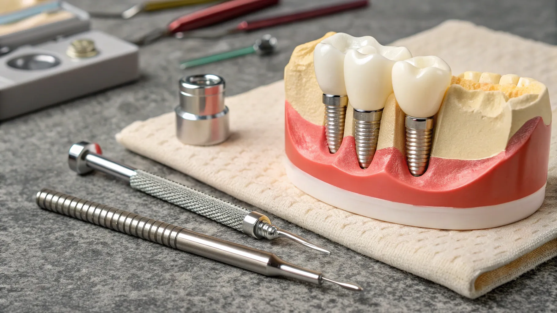 Implantes dentales sin tornillo para mayores soluciones