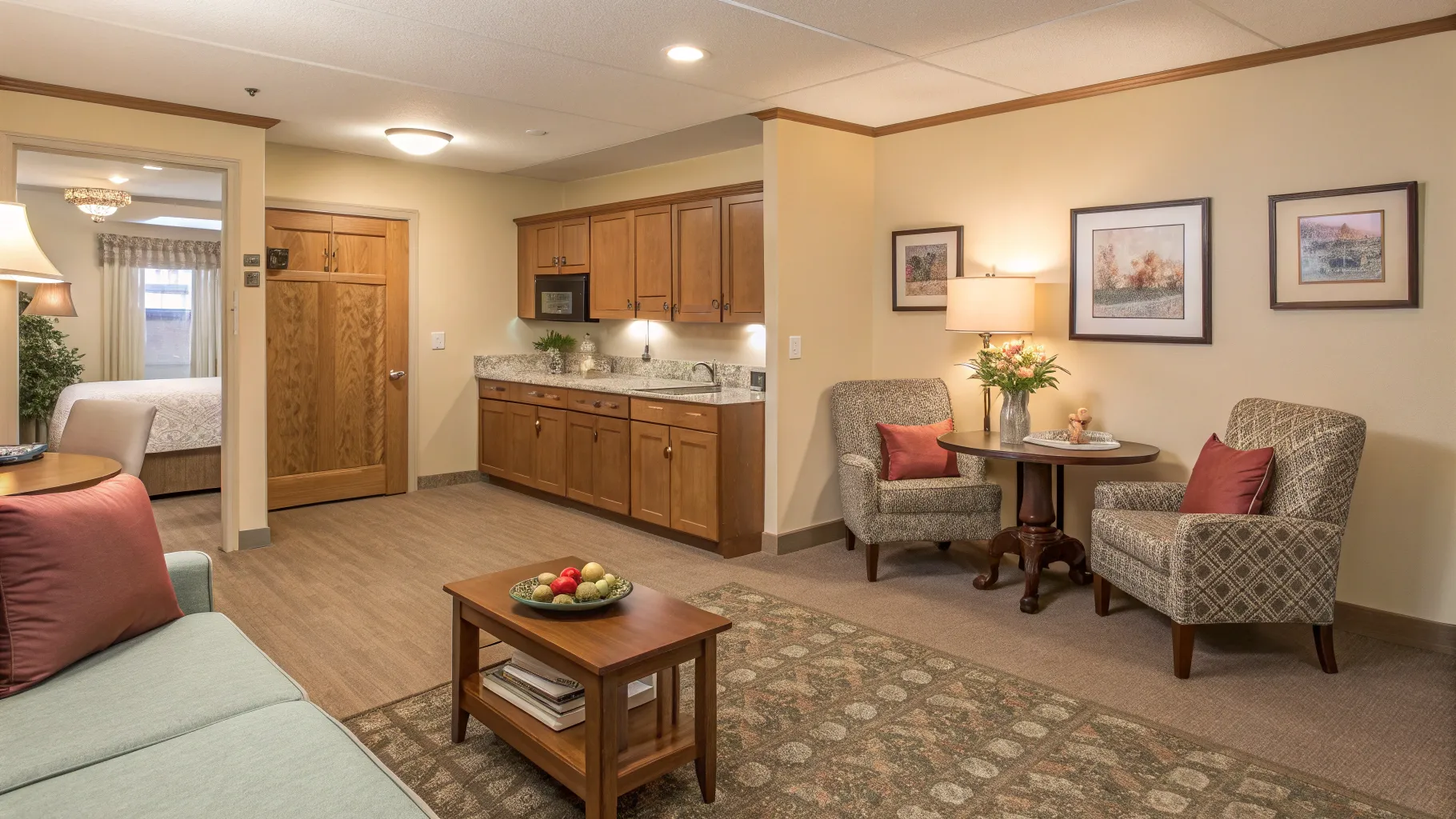 Apartamentos de 1 dormitorio para mayores