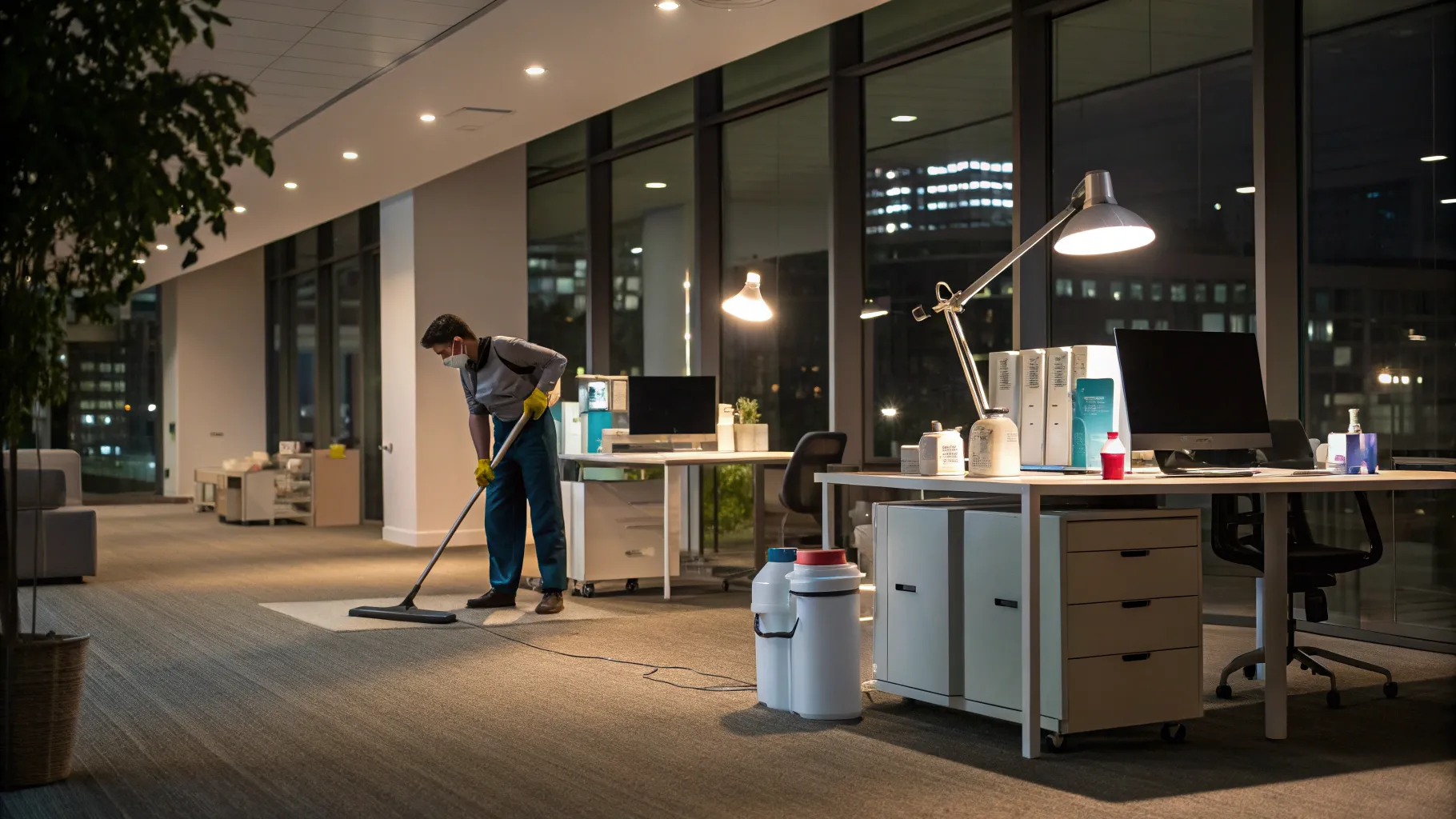 Empleos Nocturnos en Limpieza de Oficinas Flexibles