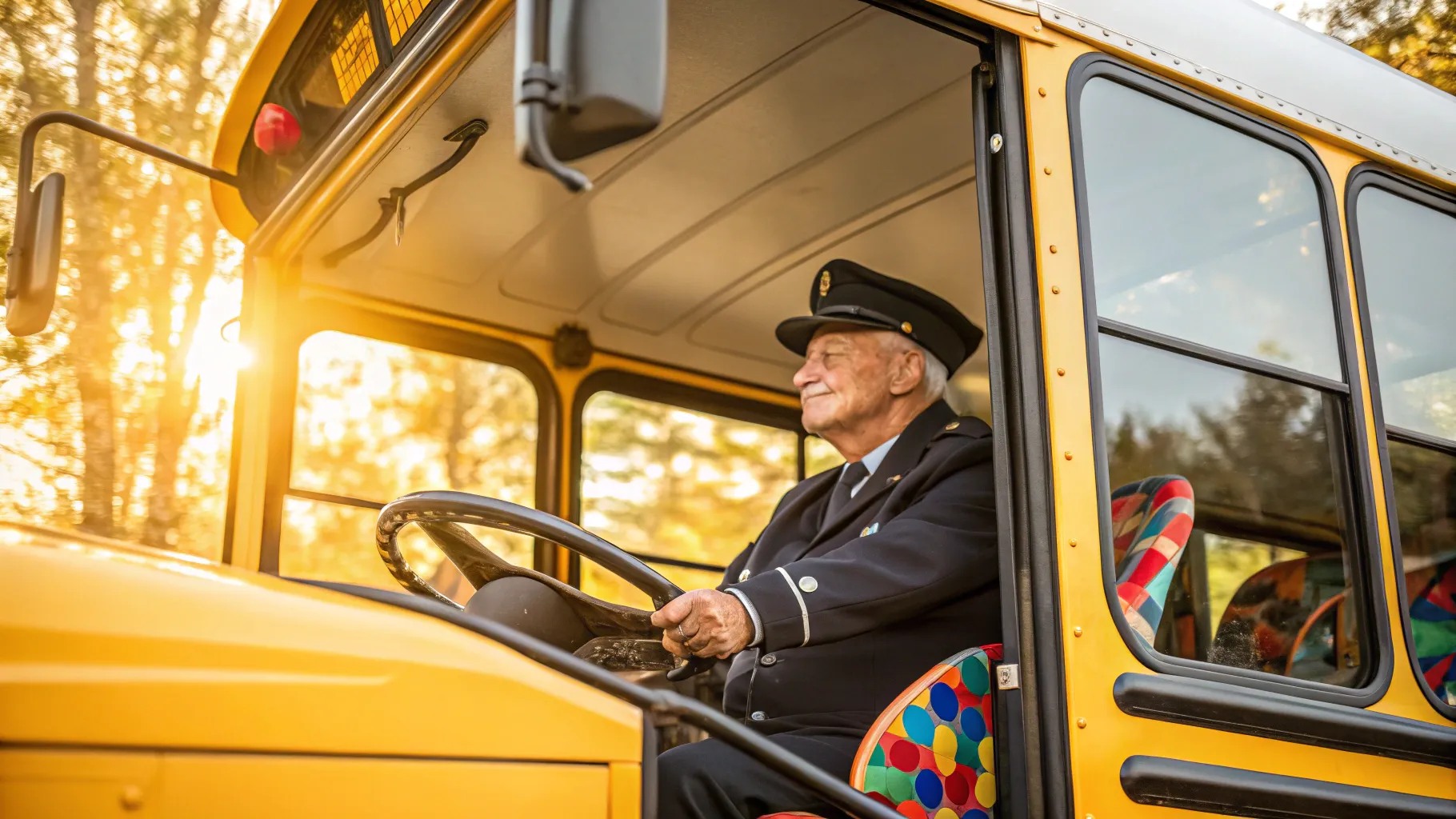 Conductor de autobús escolar trabajos para mayores - Guía