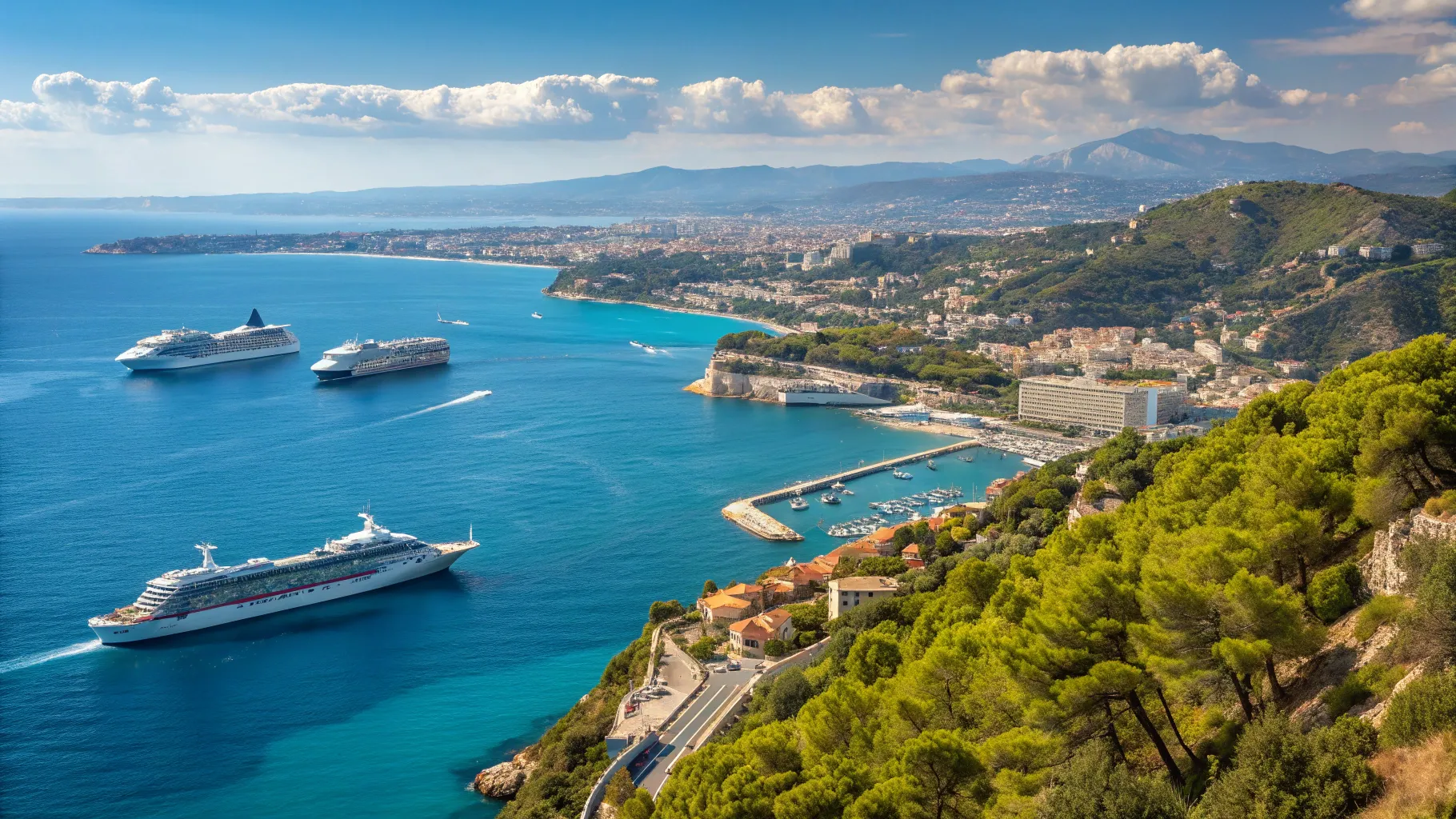 Côte d’Azur et Île de Beauté : Escales d’Exception depuis Marseille, stunning coastal scenery.