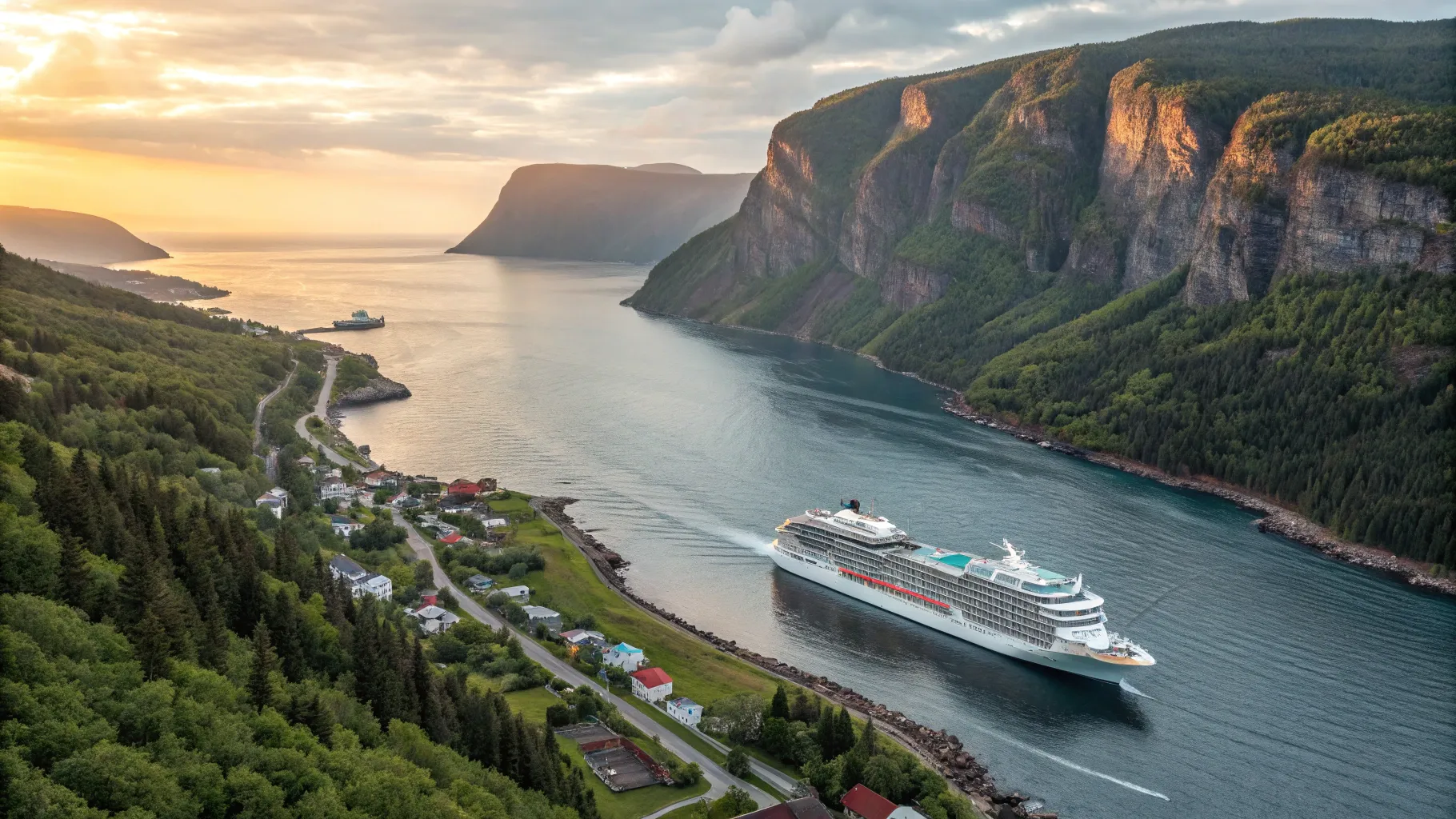 Naviguer vers la majesté du Nord : Croisières au Canada 2026 scenic coastal vistas.