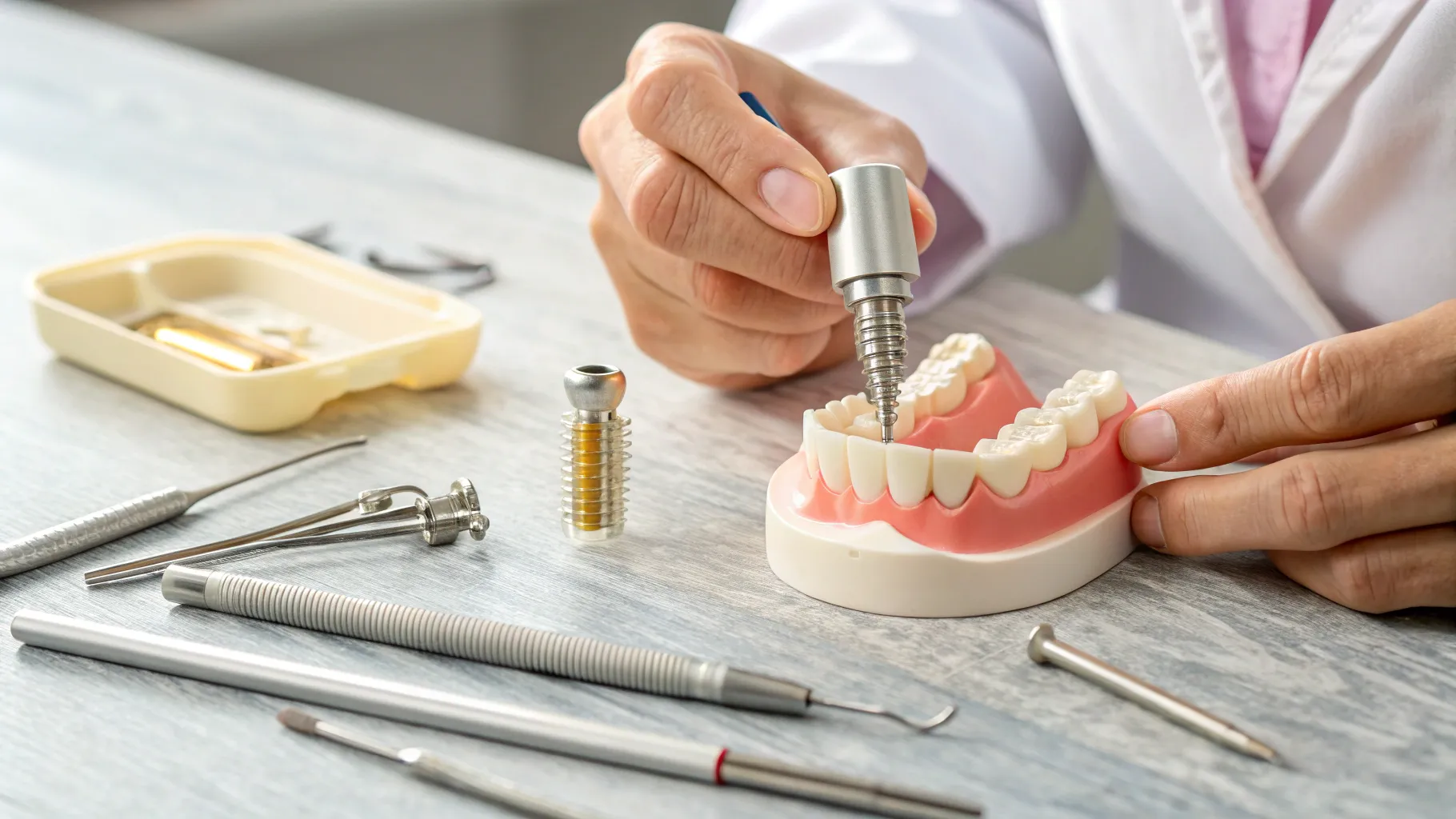 Implants dentaires sans vis pour seniors efficaces