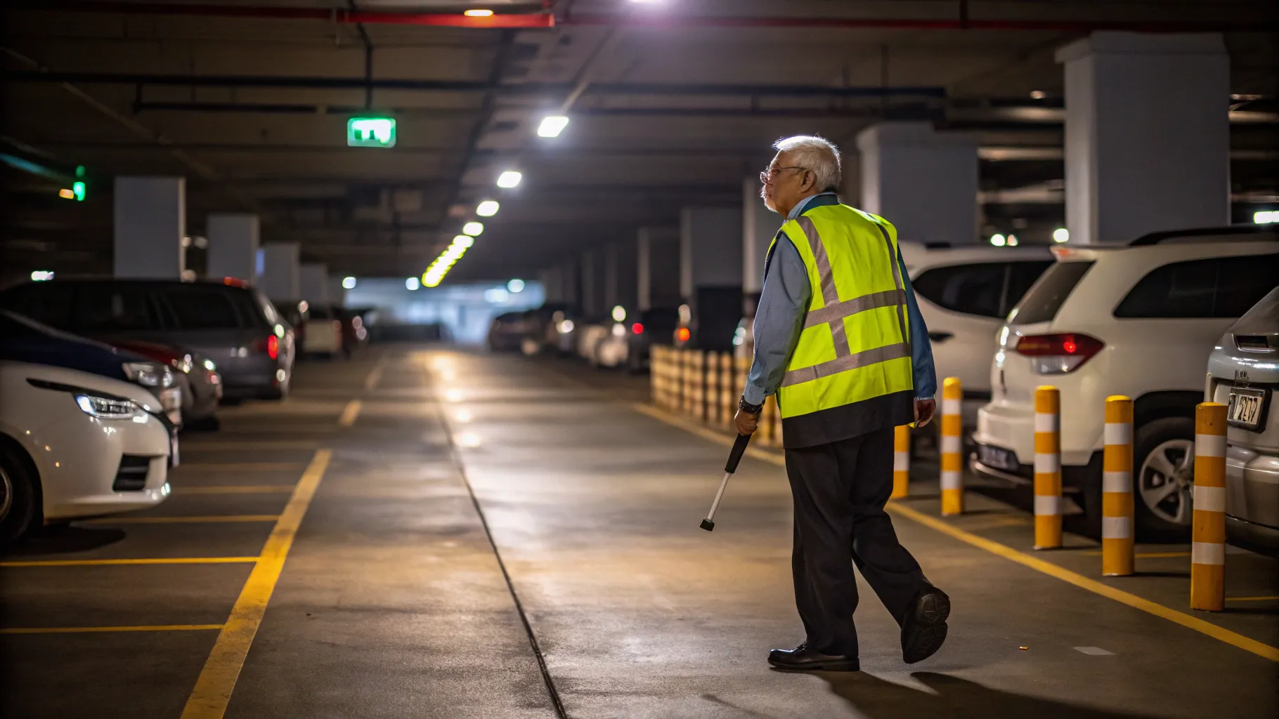 Lavori per senior come addetti alla sicurezza nei parcheggi