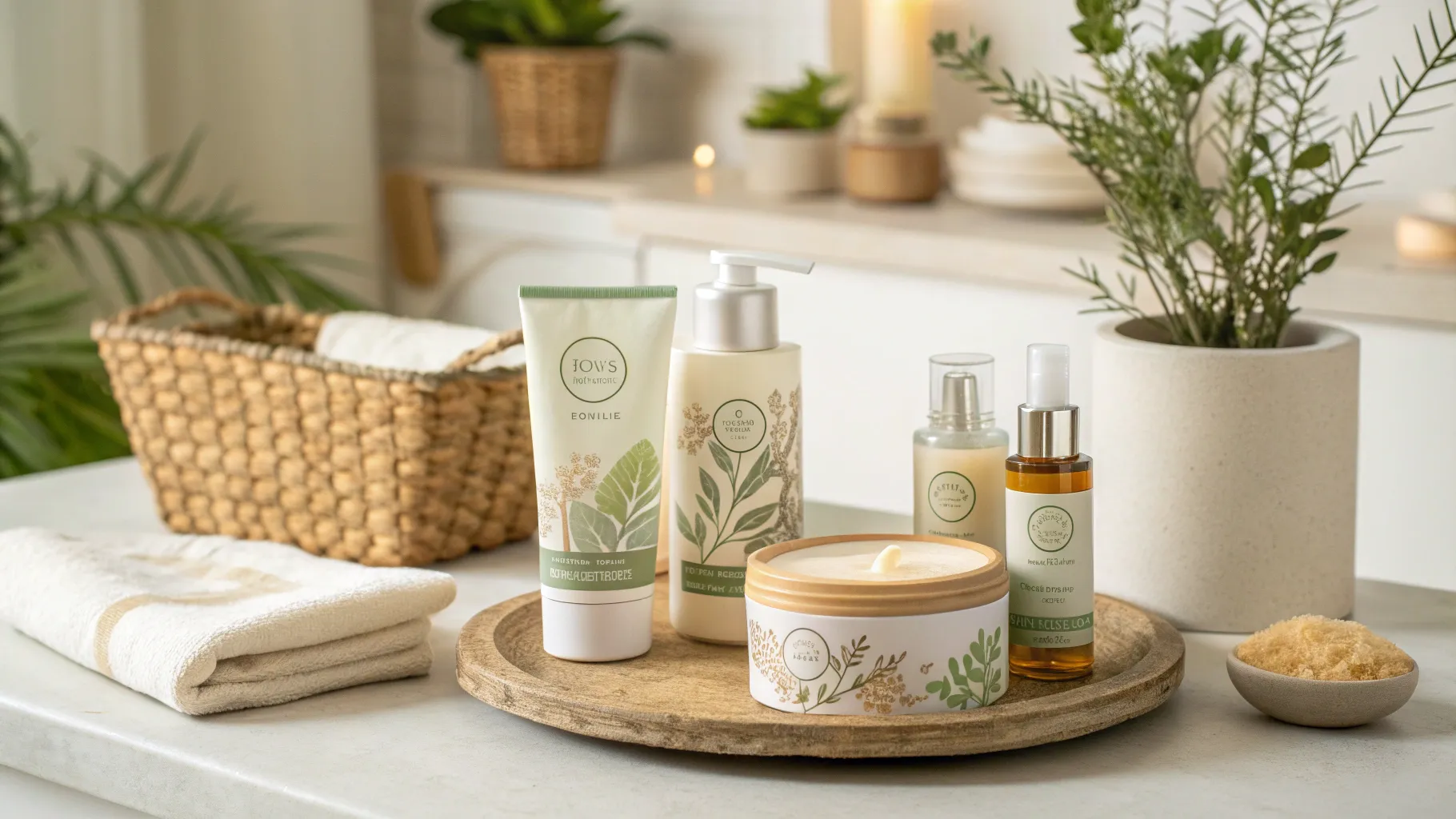 Psoriasi Genitale Sintomi e Trattamento skincare products in a soothing indoor setting.