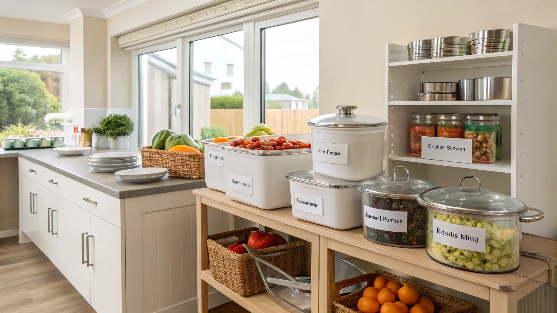 シニア向け衛生管理モニターの仕事 - A clean, safe senior-friendly kitchen environment.