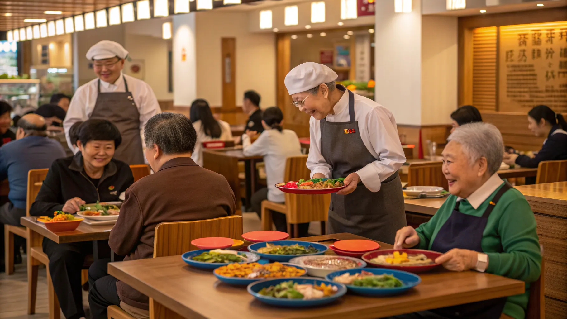 Restaurant Waiter Jobs for Seniors offers a lively dining atmosphere with experienced staff.