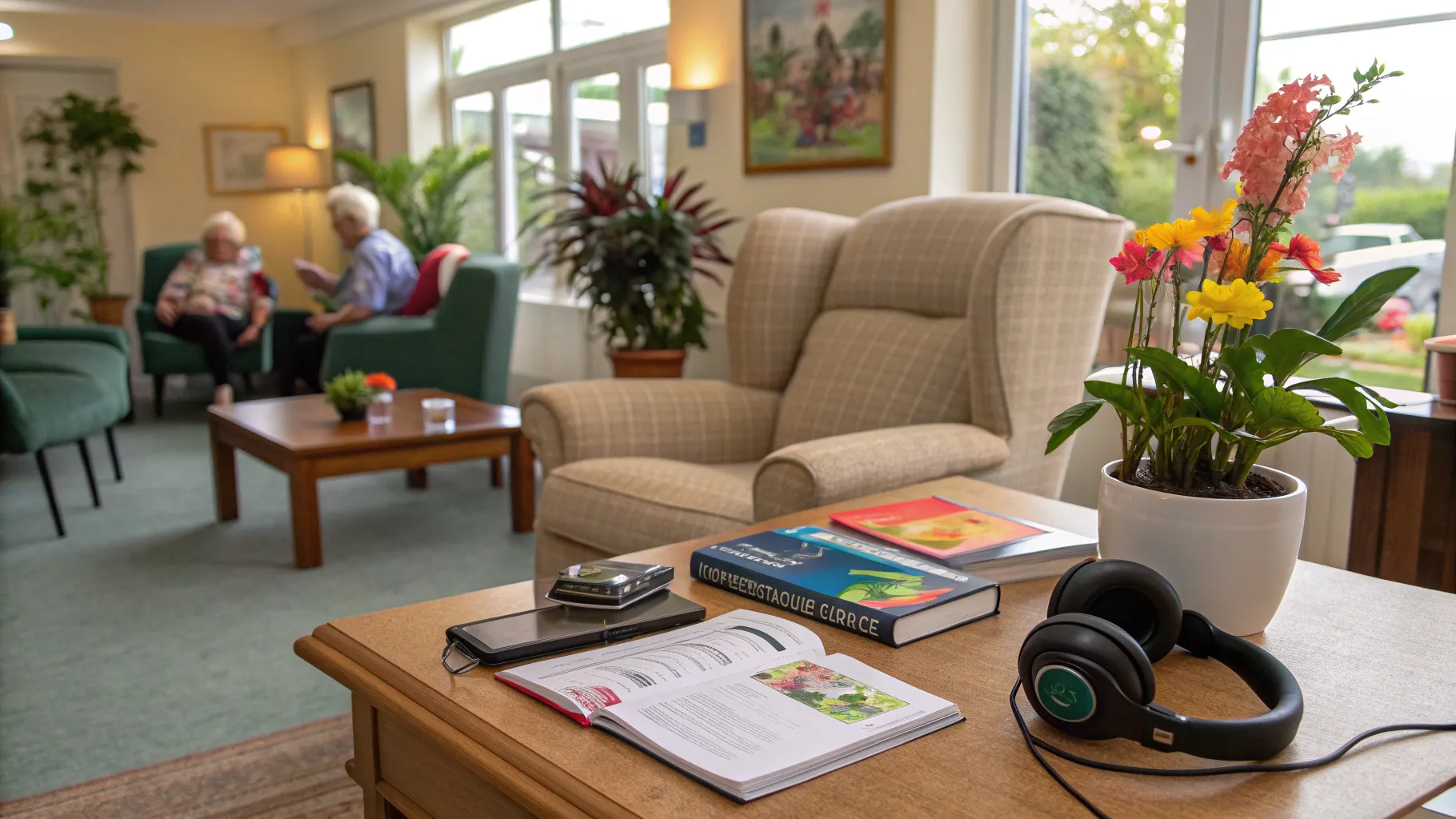 Language Conversation Partner promotes communication in a warm, inviting setting.