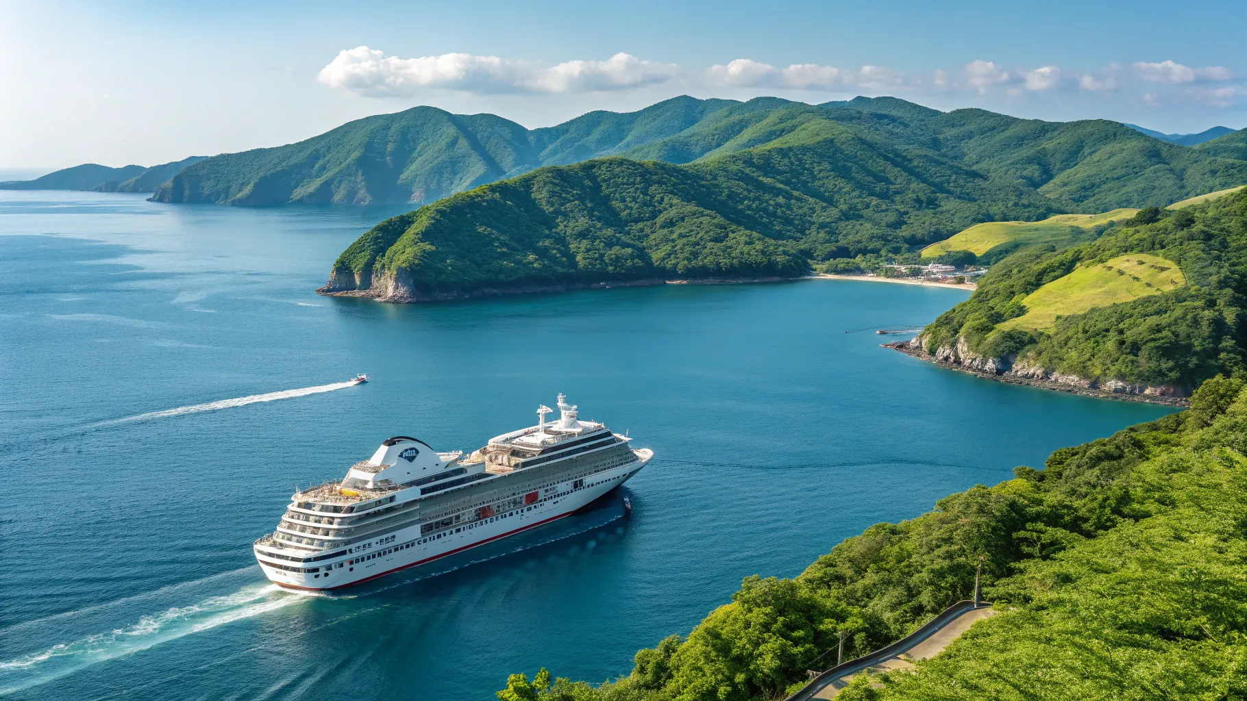 Cruises from Kobe to Kanazawa offer stunning views of coastlines and serene waters.