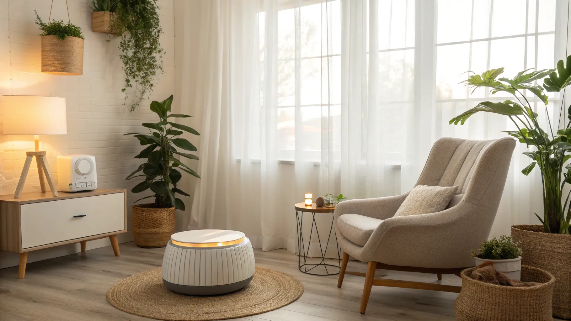 耳鳴り:よくある兆候とエビデンスに基づく治療 A tranquil therapy room promoting relaxation.