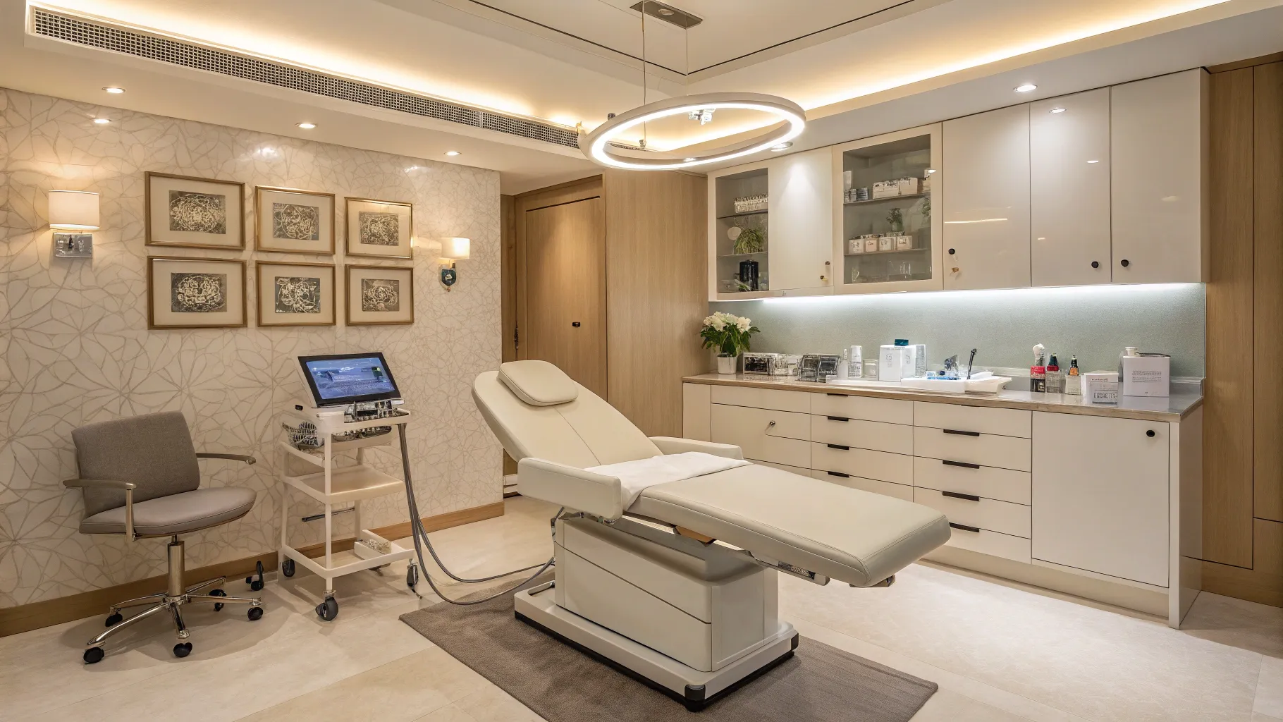 코성형에 대해 알아야 할 모든 것 Envision a tranquil cosmetic surgery clinic environment.