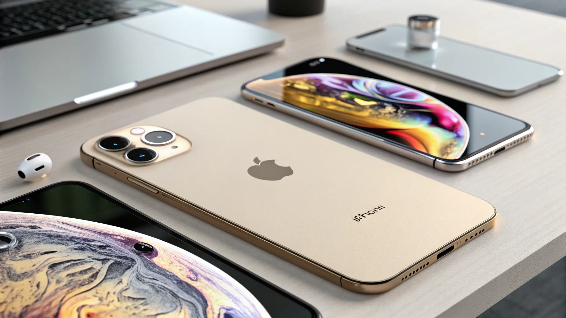 5 redenen om te upgraden naar de iPhone: A showcase of the latest iPhone in a modern setting.