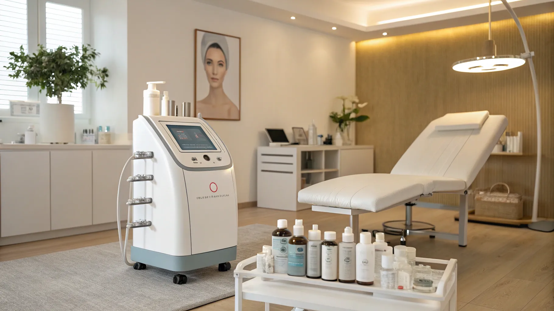 O lifting facial é indicado para pessoas jovens? Aesthetic clinic environment focused on rejuvenation.
