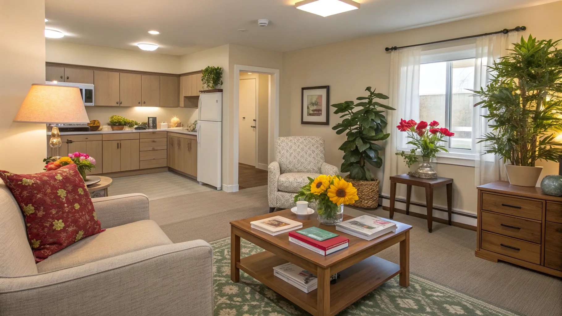 Apartamentos de 1 Quarto Acessíveis para Idosos