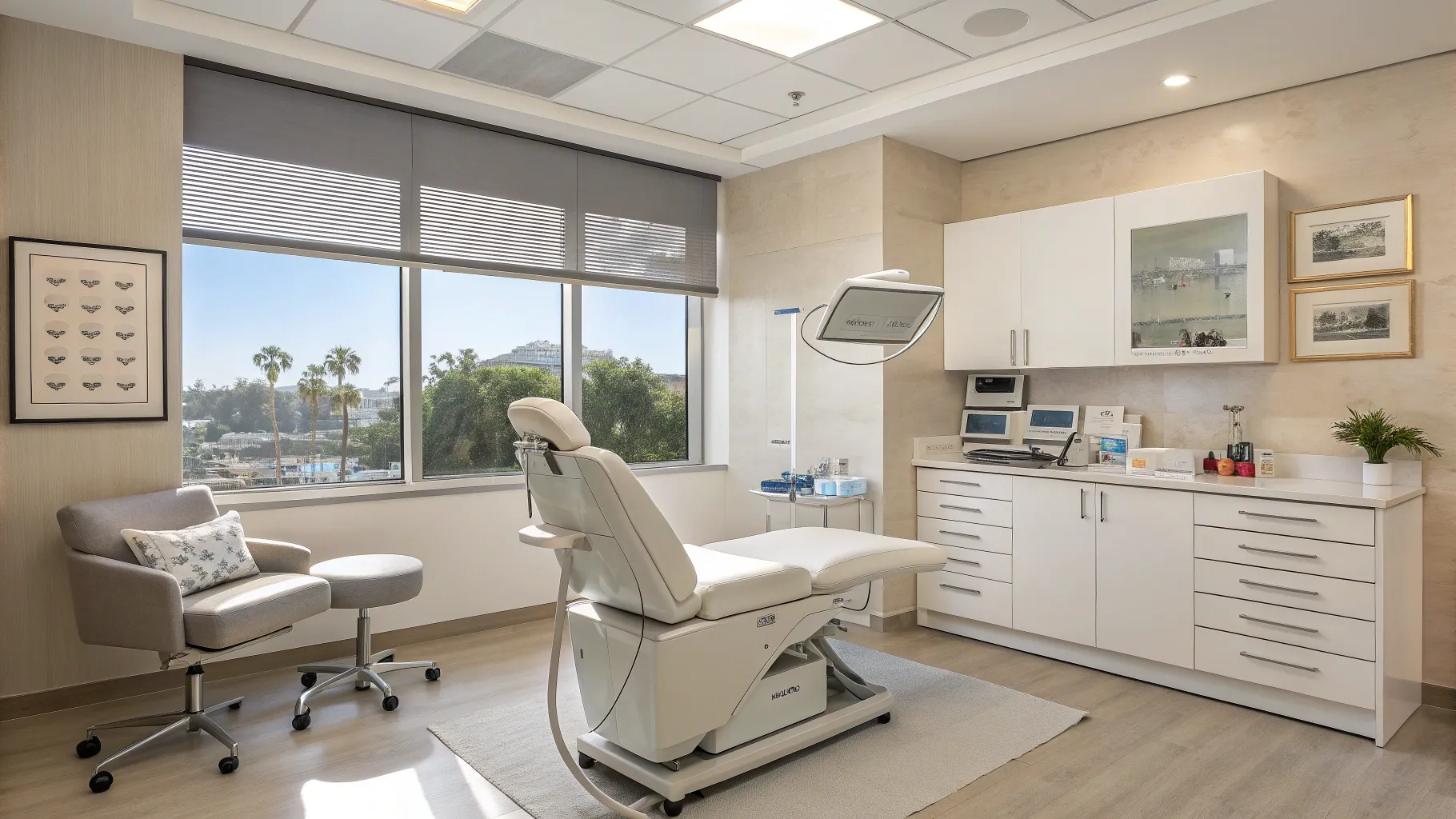 Quem Deve Considerar a Blefaroplastia – É a Escolha Certa Para Você? A modern clinic interior.