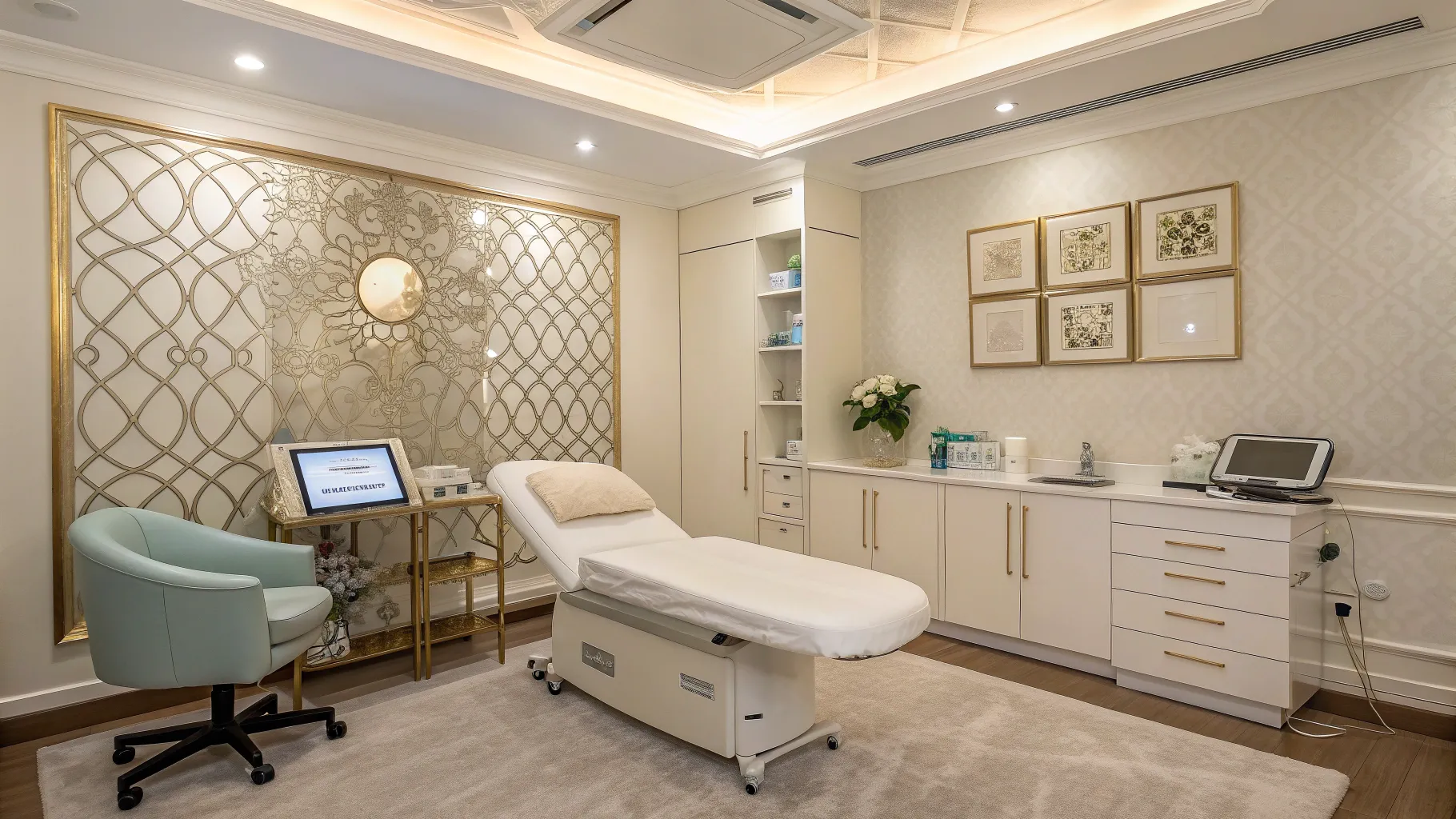 guia cirurgia facelift para idosos - A tranquil consultation room for facelift procedures.