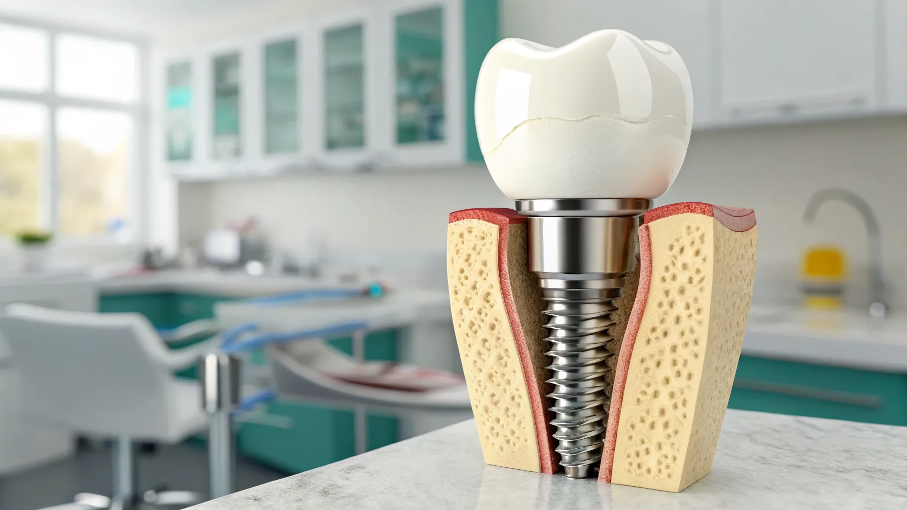 Implanturi dentare fără șurub soluția ideală pentru seniori